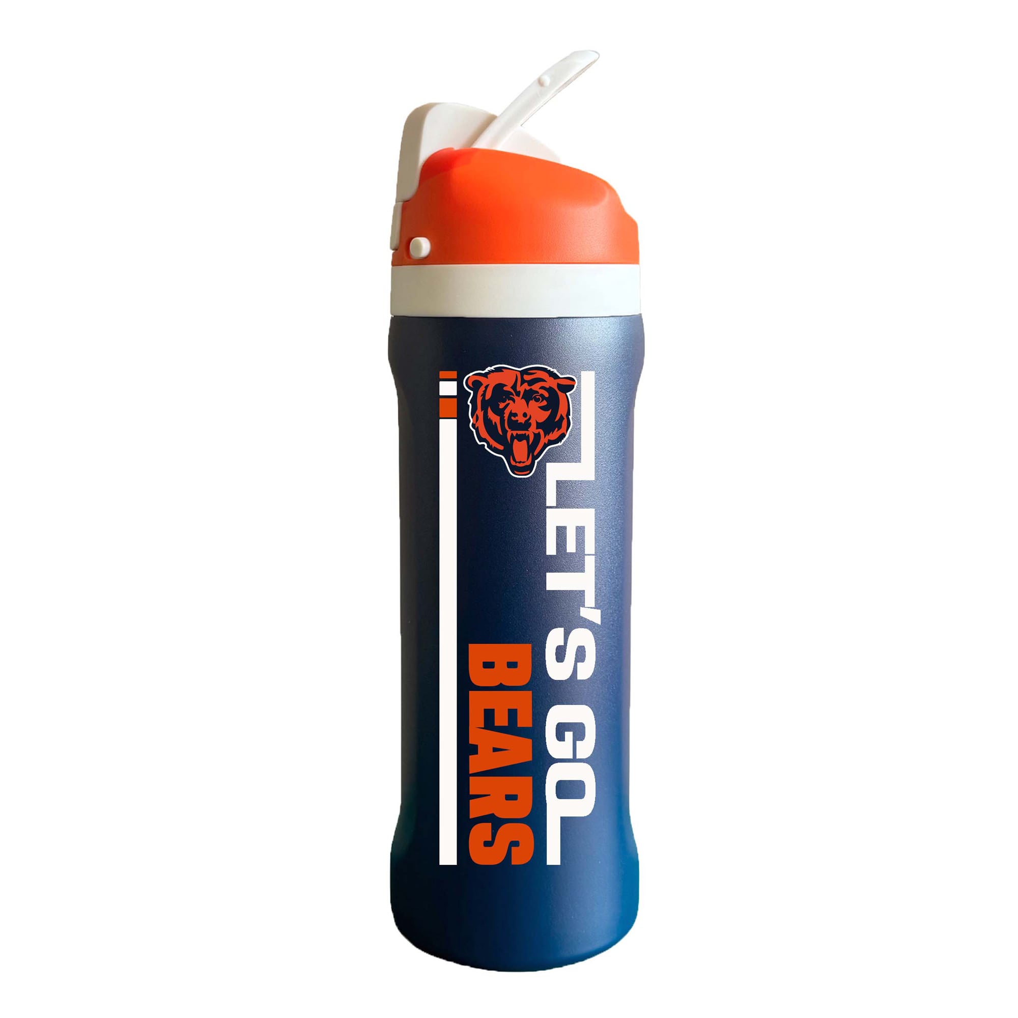 Gobelet isotherme en acier inoxydable de 710 ml (24 oz) aux couleurs de l'équipe Chicago Bears, de The Memory Company