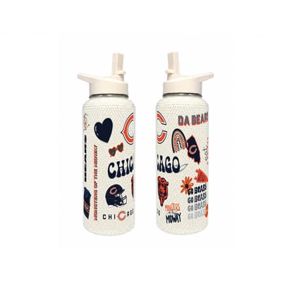 Chicago Bears The Memory Company 34oz. Bling Quencher Bottle