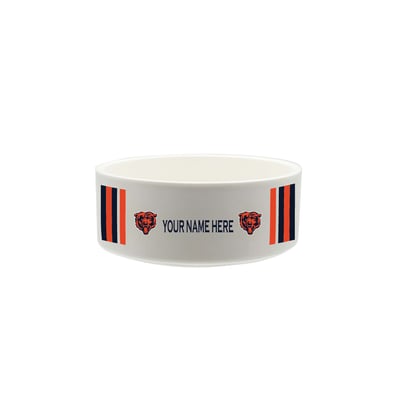 Chicago Bears The Memory Company 35oz. Personalized Ceramic Pet Bowl
