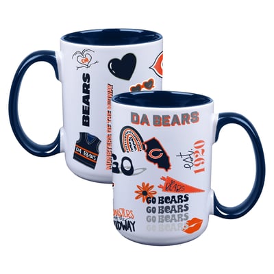 Chicago Bears The Memory Company Two-Piece 15oz. Loco Coffee Mug Set