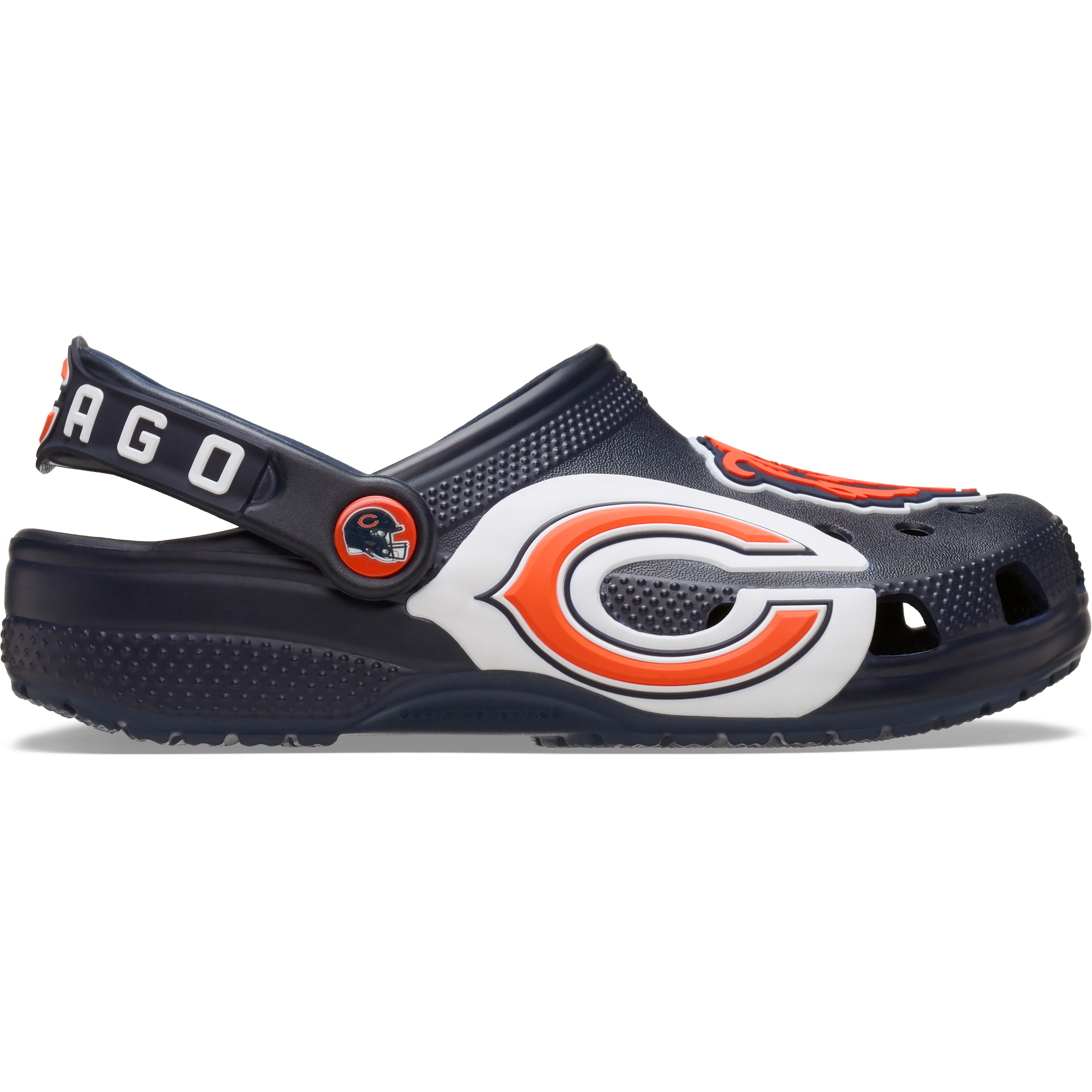 Sabots classiques Crocs pour tout-petits, bleu marine, Chicago Bears