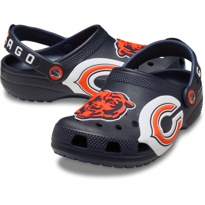  Chicago Bears Crocs Toddler Classic Clog - Navy