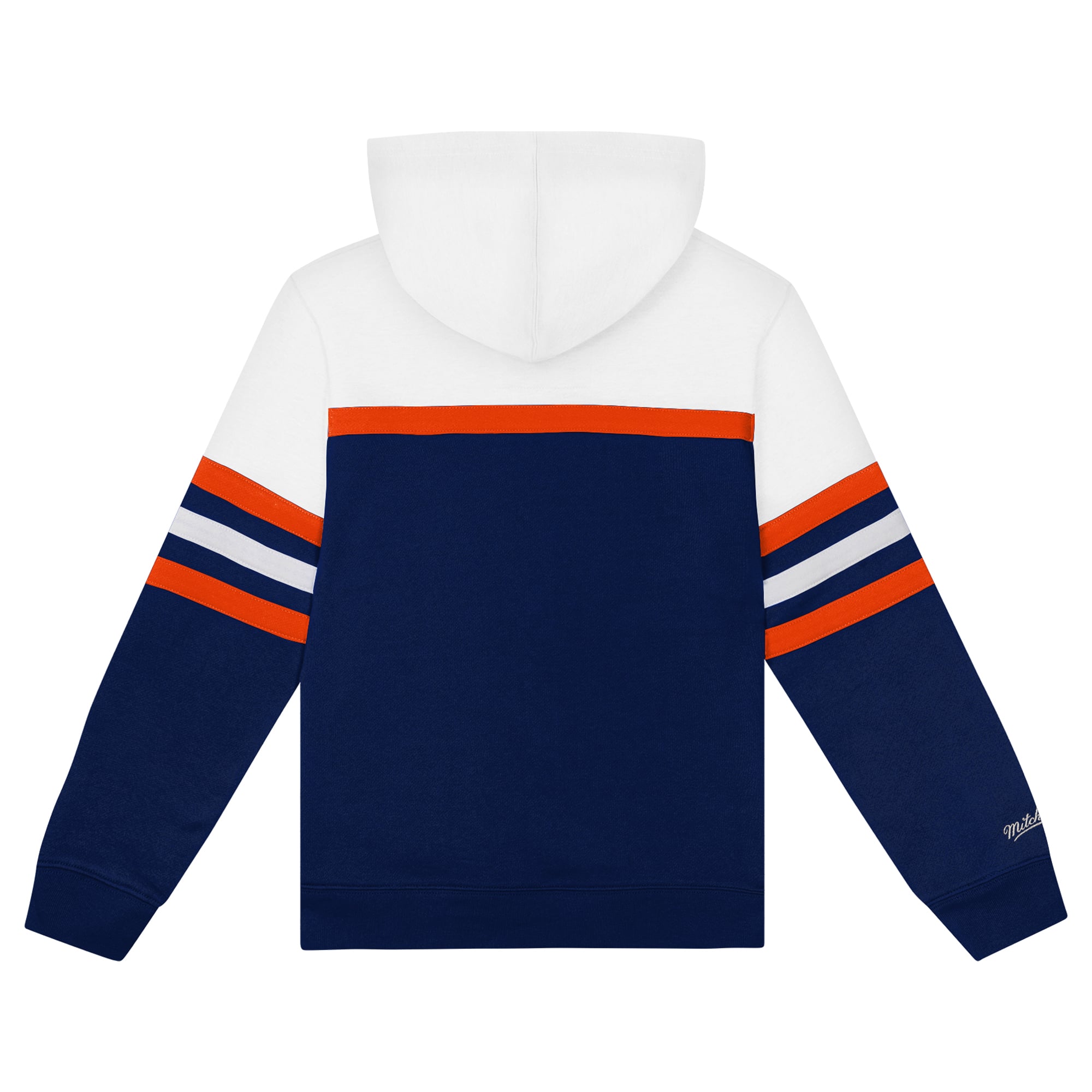 Sweat à capuche Mitchell & Ness bleu marine pour tout-petit, motif entraîneur-chef des Chicago Bears
