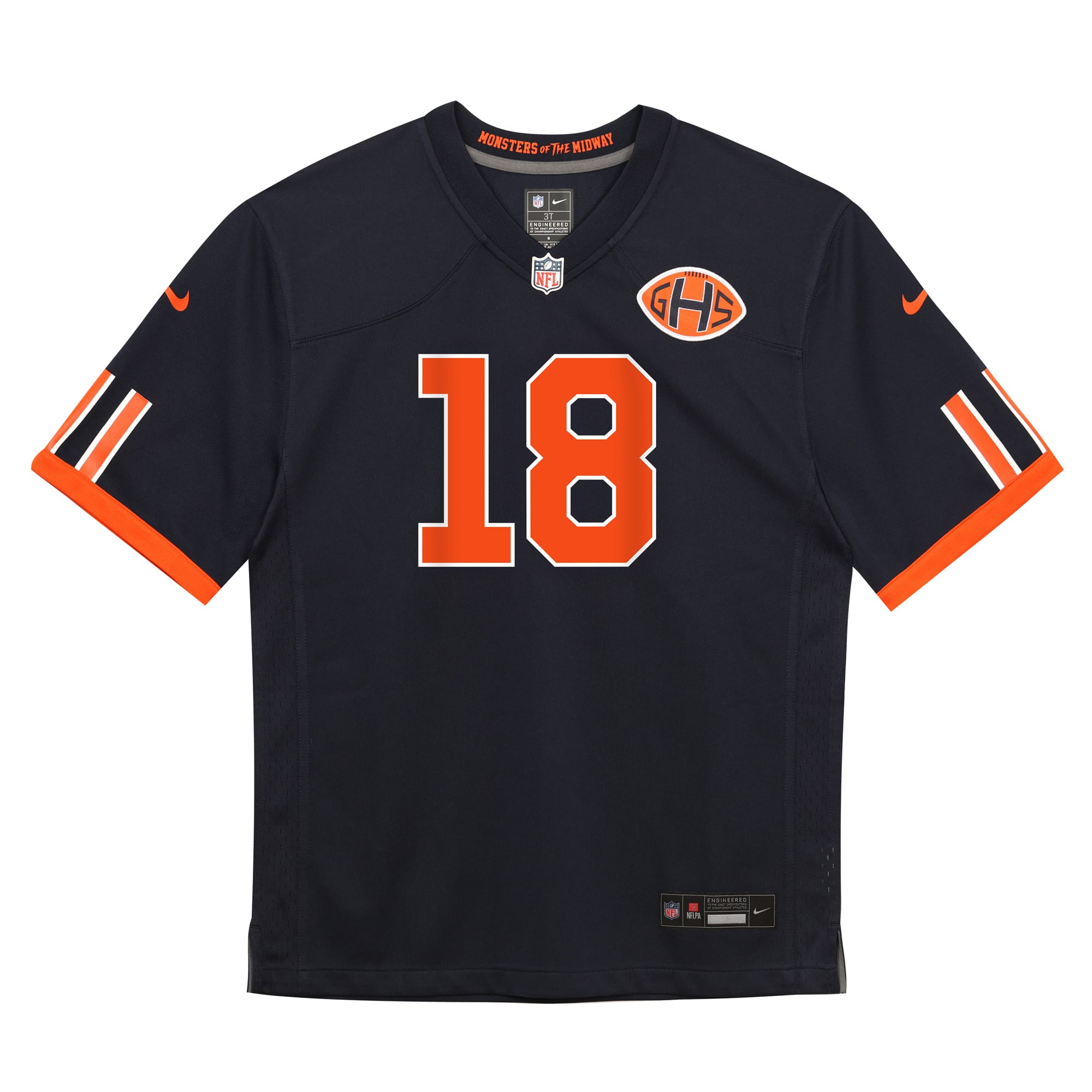 Toddler Nike Caleb Williams Navy Chicago Bears 2026 Rivalries Collection Game Jersey