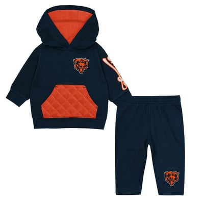 Chicago Bears Outerstuff Toddler Drive Stopper Hoodie & Pants Fleece Set - Navy