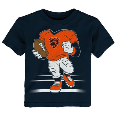  Chicago Bears Outerstuff Toddler Game Fit T-Shirt - Navy