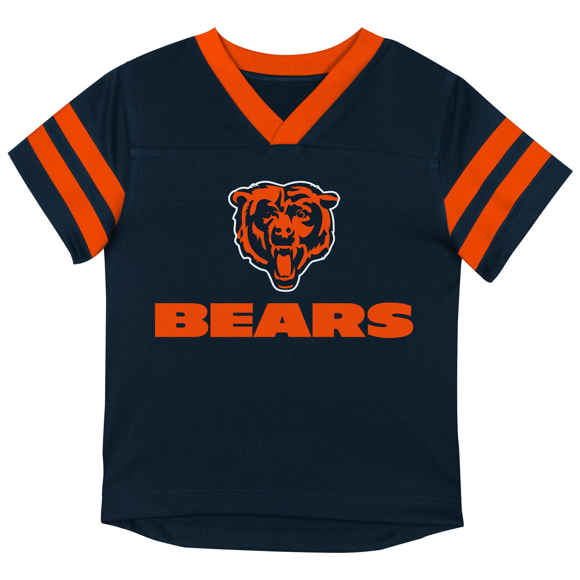 Toddler Outerstuff Navy/Orange Chicago Bears Red Zone Jersey Top & Pants Set