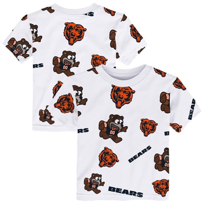 Chicago Bears Outerstuff Toddler Mascot Play T-Shirt - White