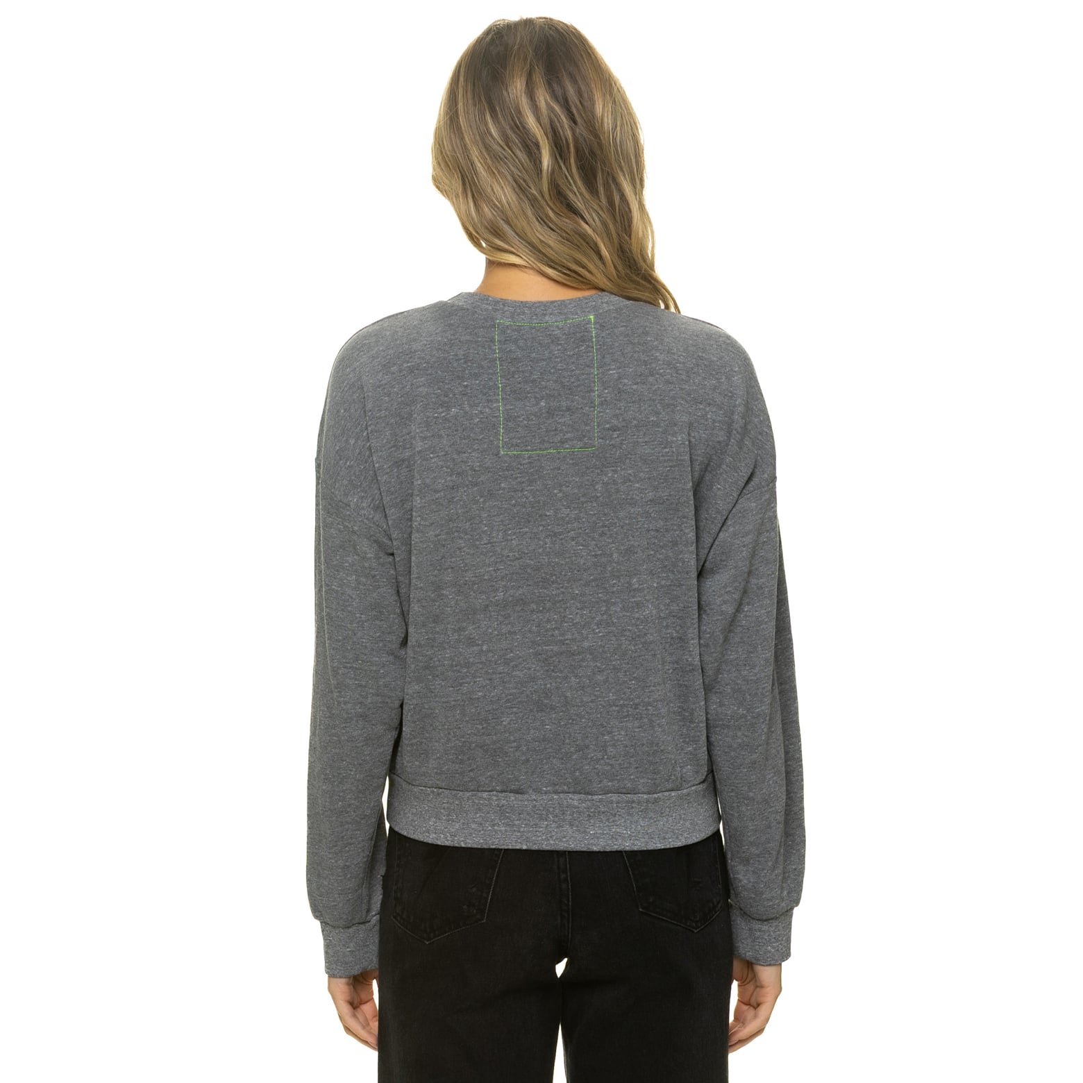 Sweat-shirt unisexe Aviator Nation gris chiné Chicago Bears, coupe décontractée, en mélange de trois matières.
