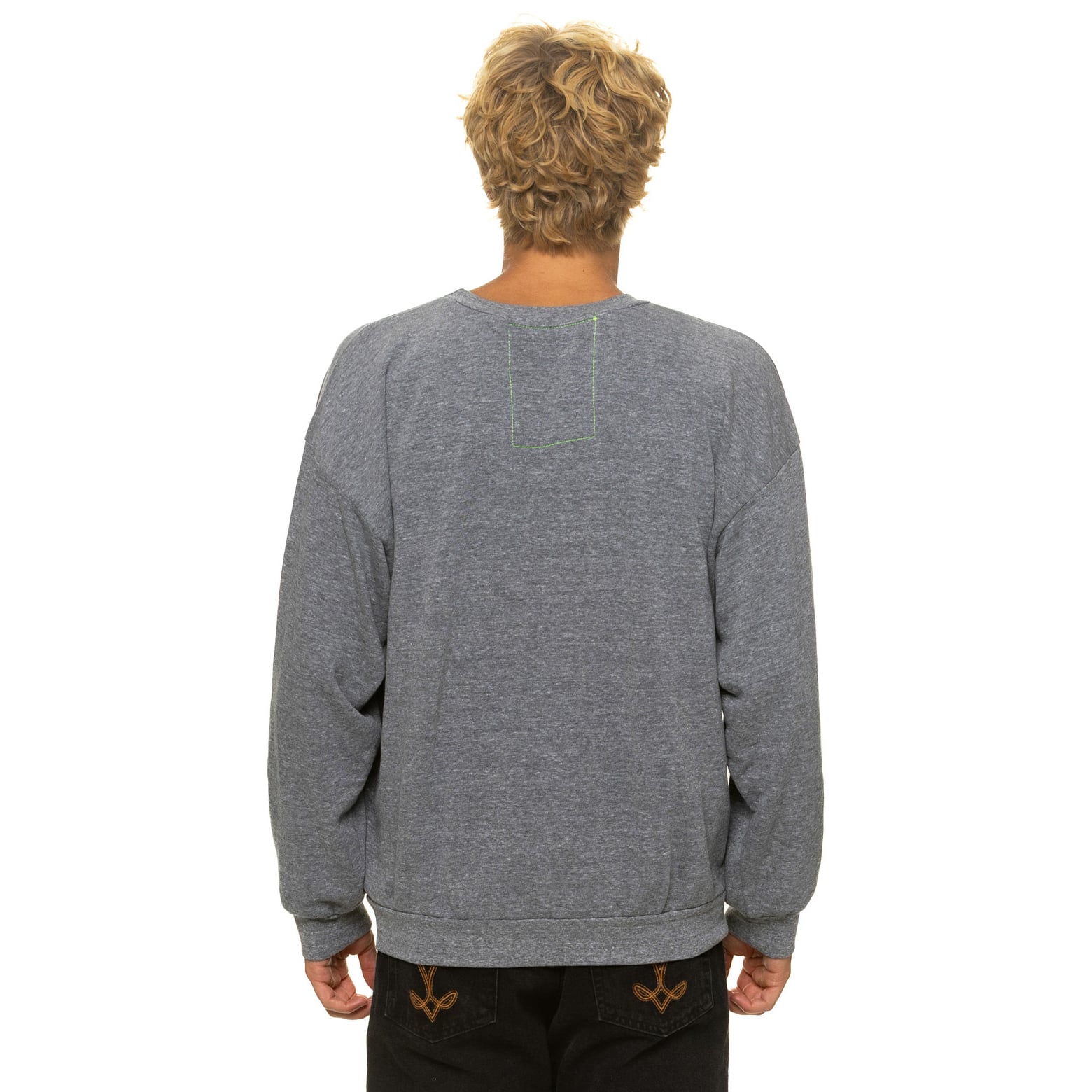Sweat-shirt unisexe Aviator Nation gris chiné Chicago Bears, coupe décontractée, en mélange de trois matières.