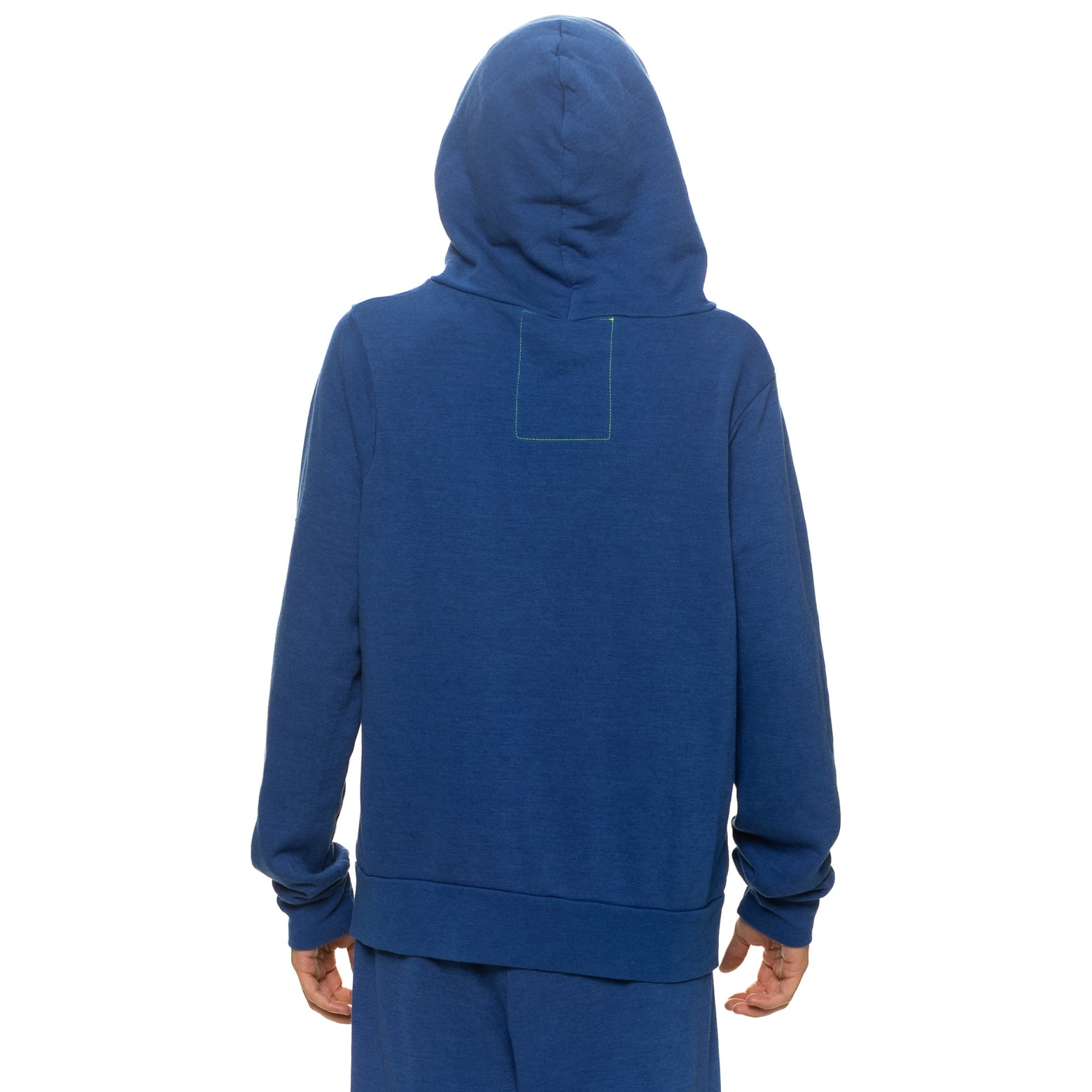 Sweat à capuche unisexe Aviator Nation bleu marine Chicago Bears en mélange de trois matières, fermeture éclair intégrale