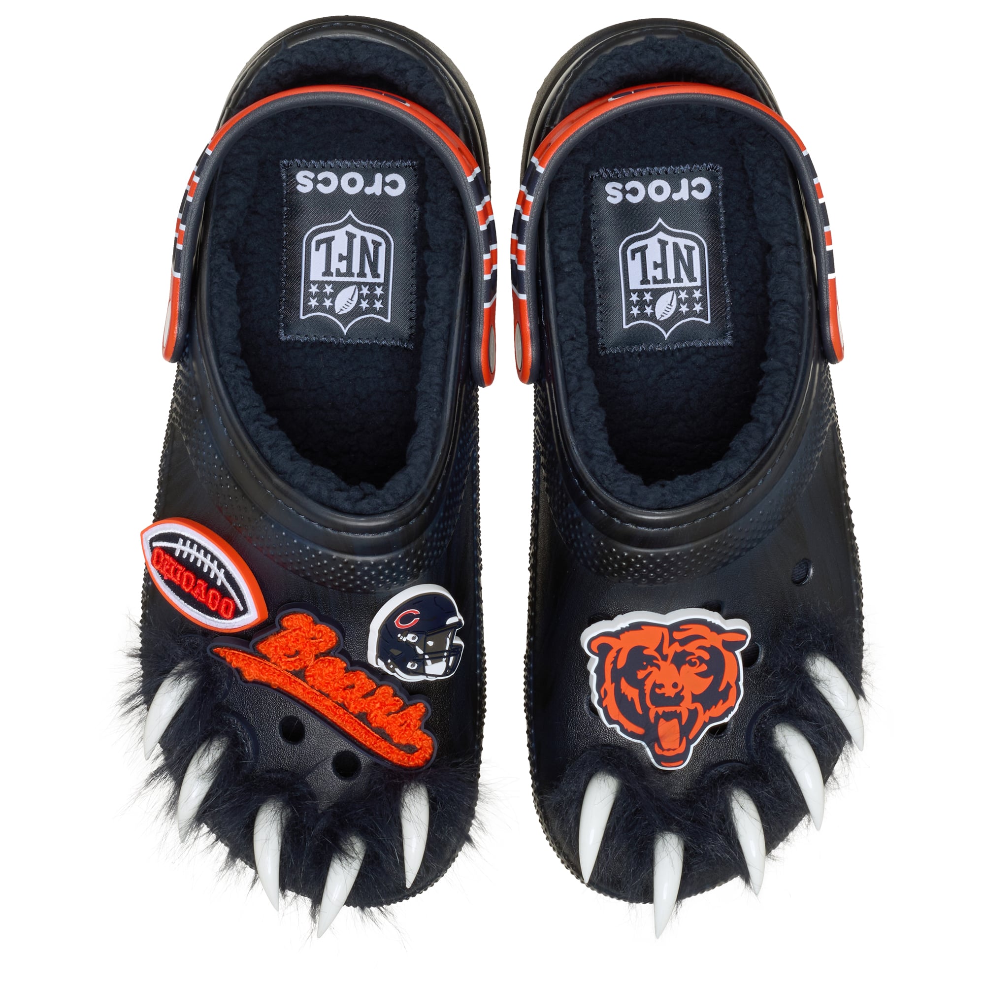 Sabots Crocs Chicago Bears Classic doublés unisexes