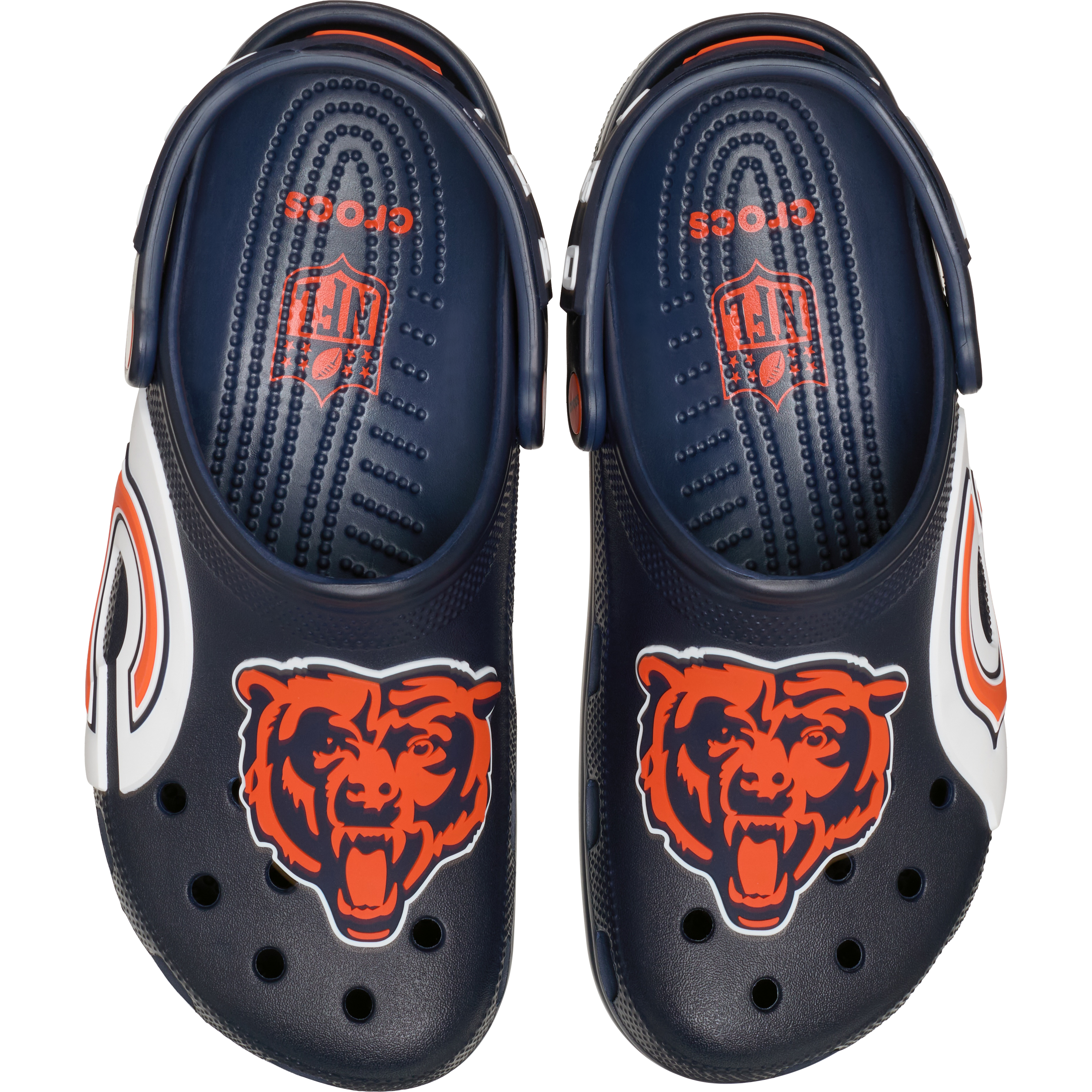 Unisex Crocs Navy Chicago Bears Classic Clog