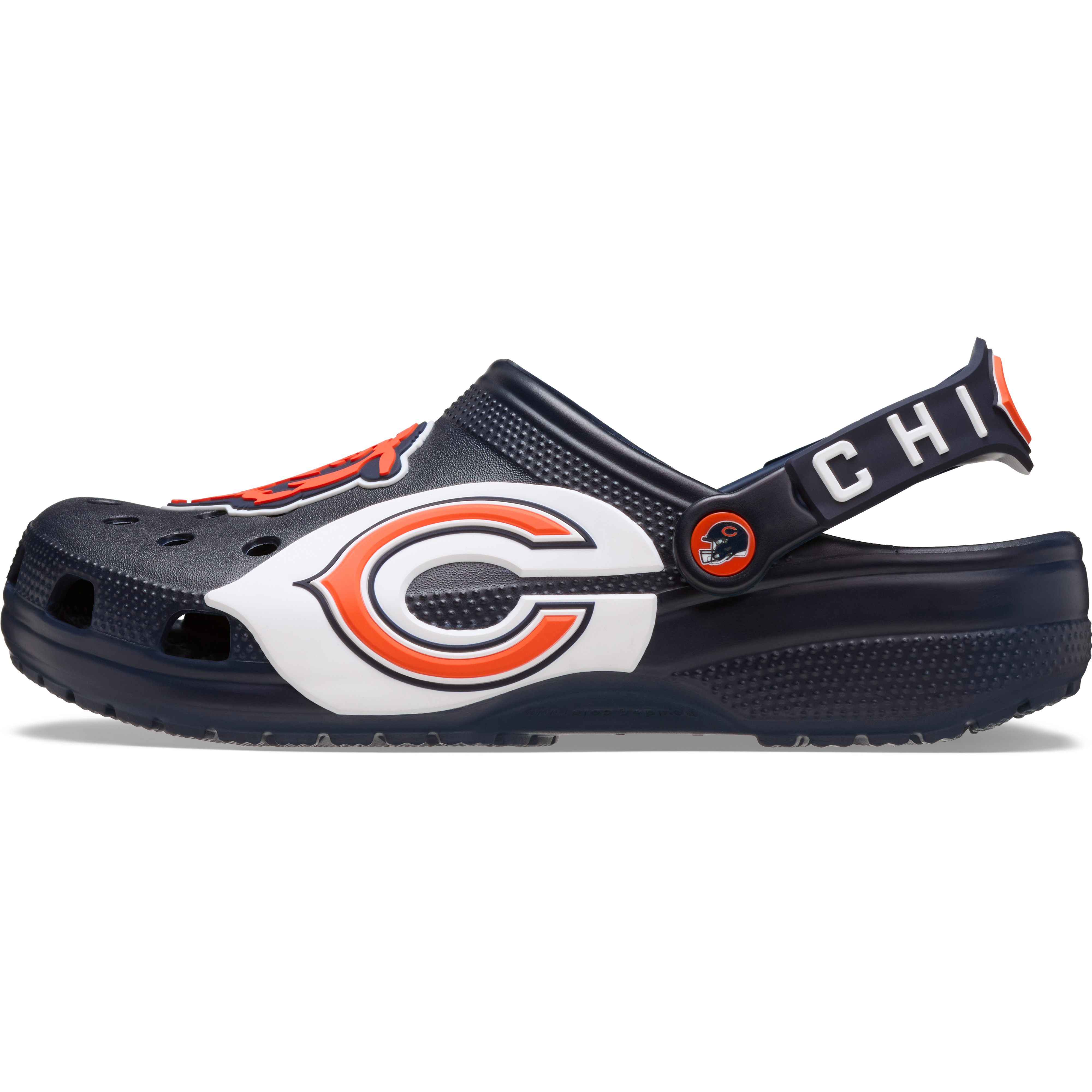 Unisex Crocs Navy Chicago Bears Classic Clog