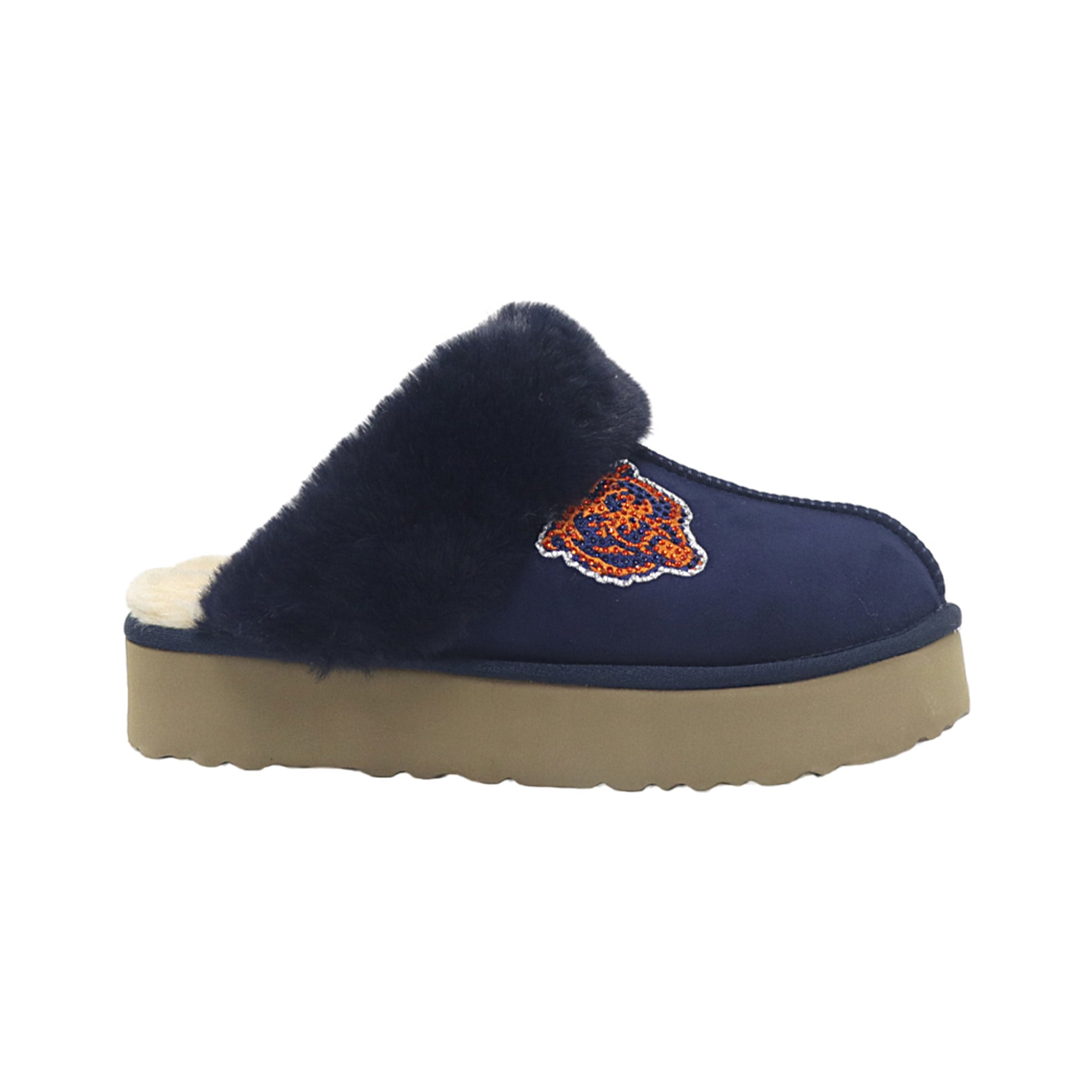 Pantoufles unisexes Cuce aux couleurs de l'équipe des Chicago Bears