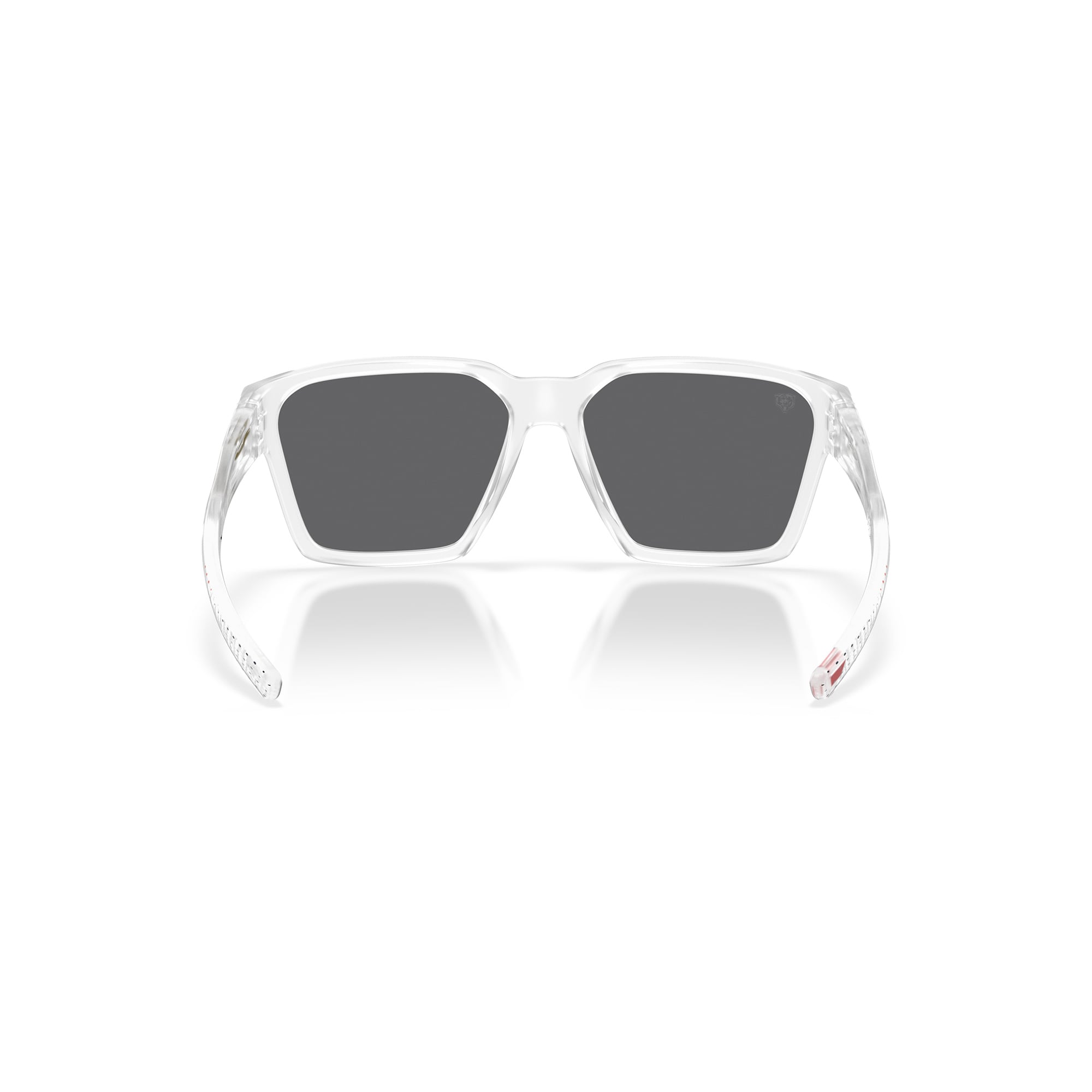 Unisex Oakley Chicago Bears Briza Matte Clear Sunglasses with Prizm Black Polarized Lenses