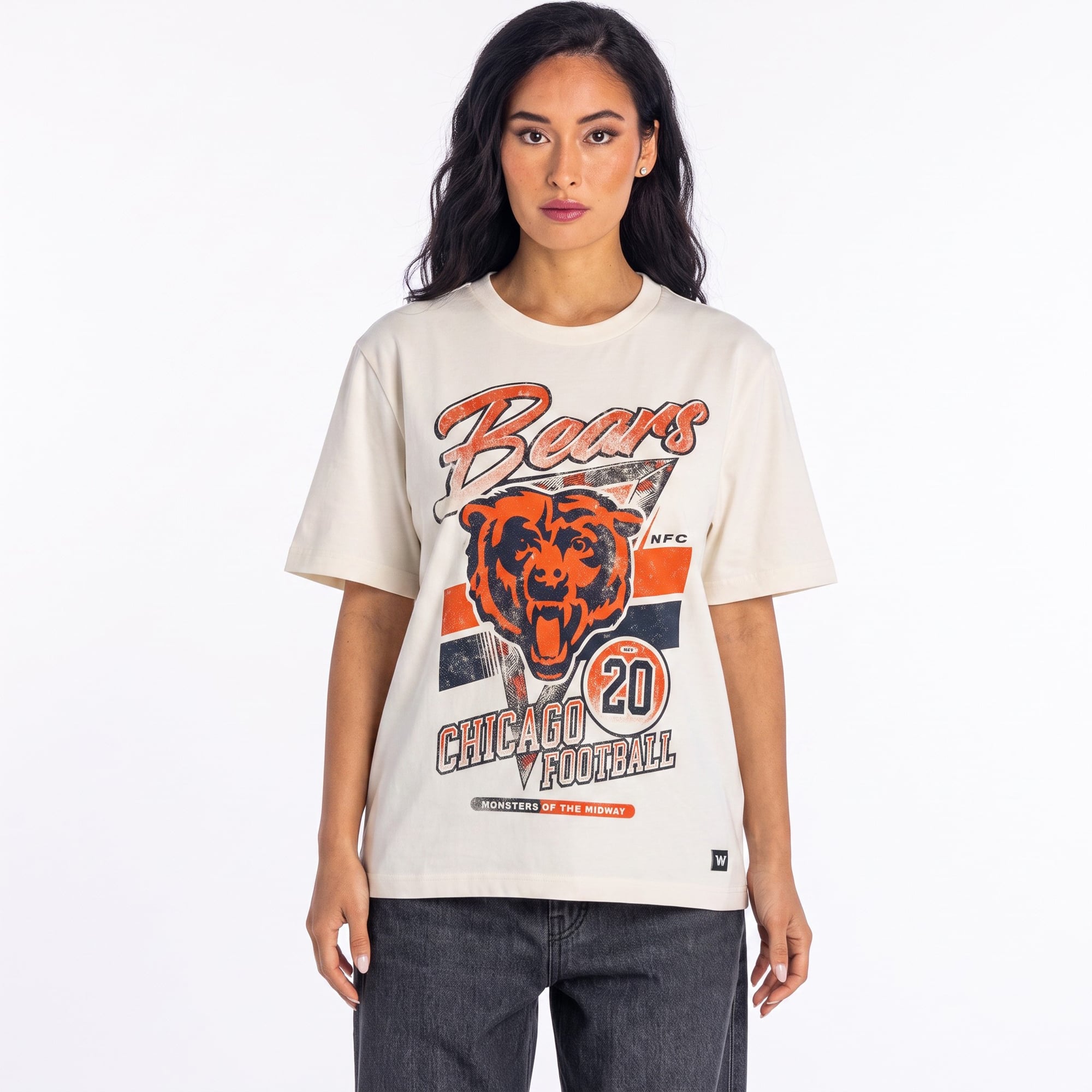 T-shirt unisexe The Wild Collective couleur crème, groupe Chicago Bears