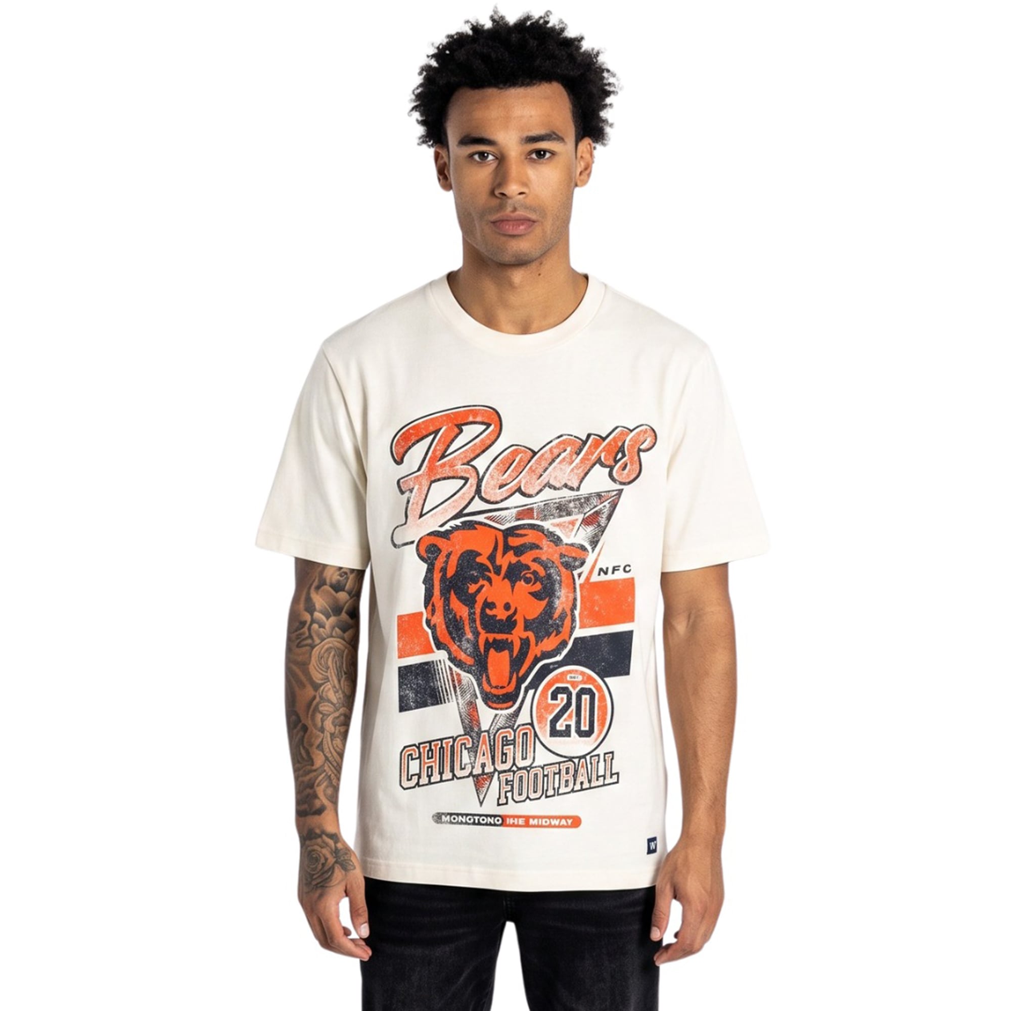 T-shirt unisexe The Wild Collective couleur crème, groupe Chicago Bears