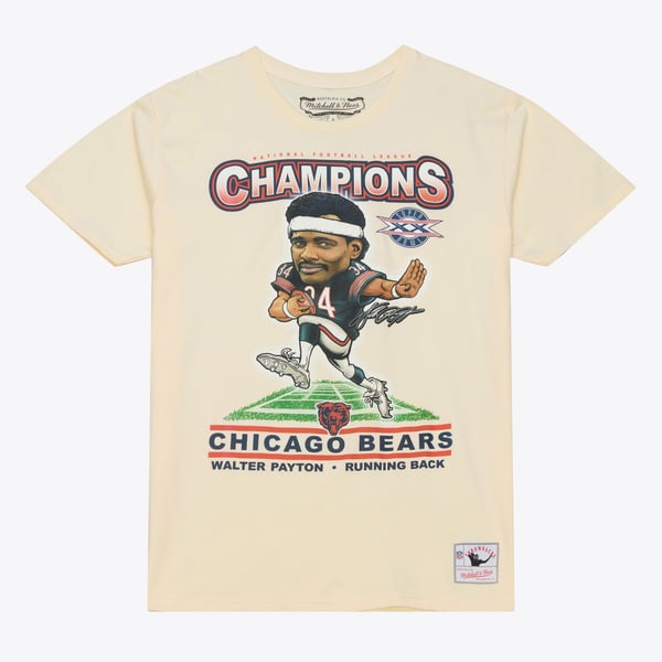 Maillot De Football Walter Payton Collection - Taille L, 100% Coton, Neuf Avec étiquettes
