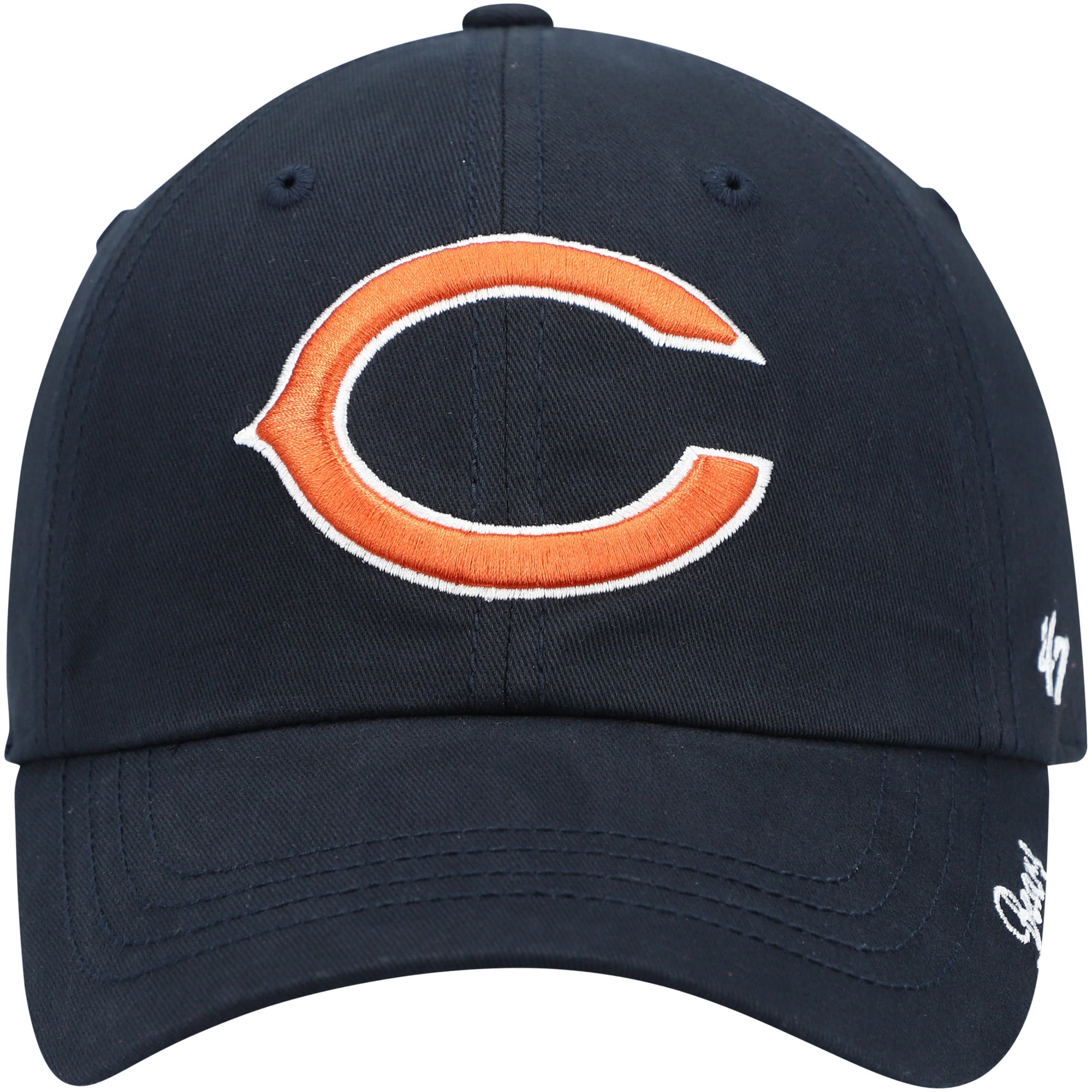 Women's '47 Navy Chicago Bears Miata Clean Up Adjustable Hat