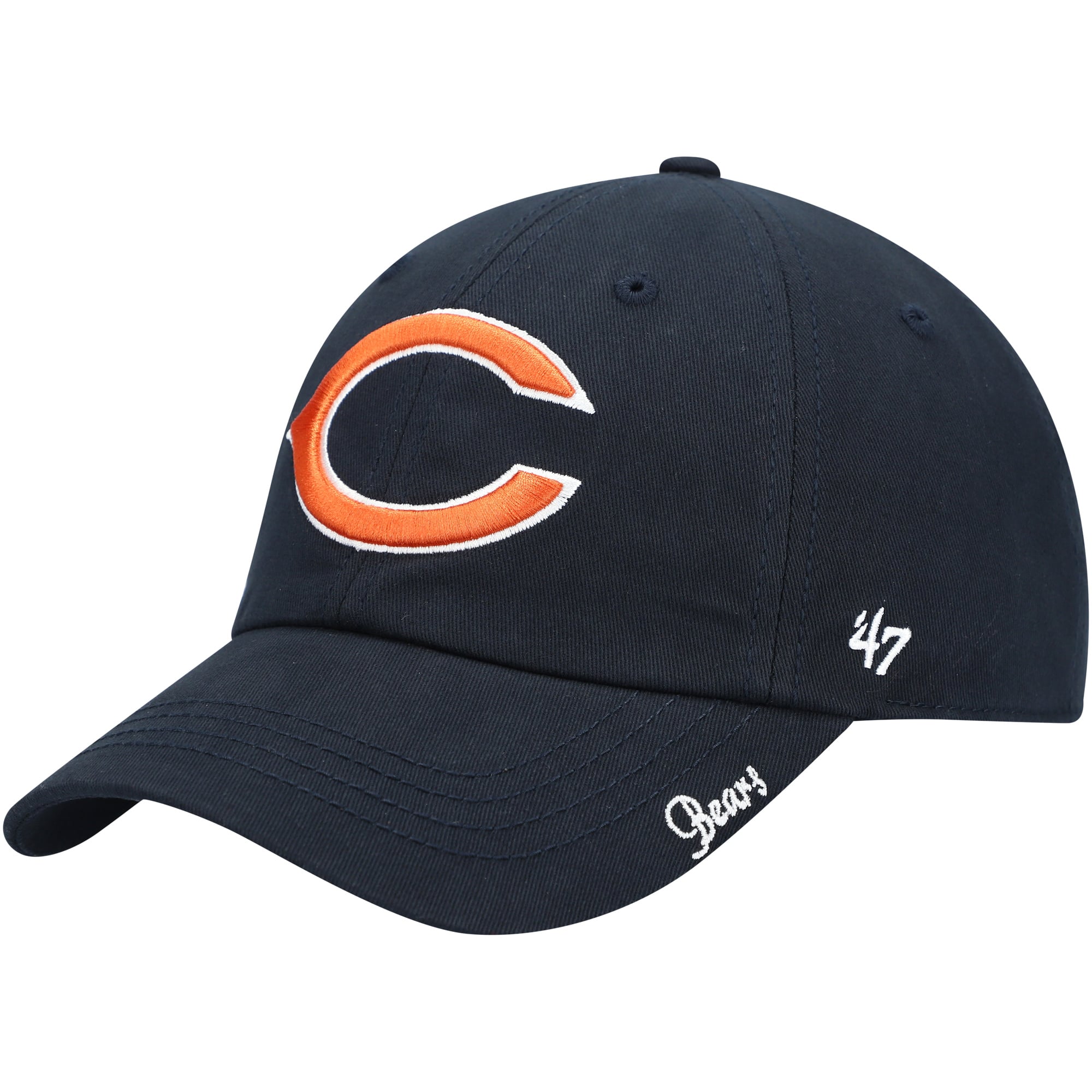 Women's '47 Navy Chicago Bears Miata Clean Up Adjustable Hat