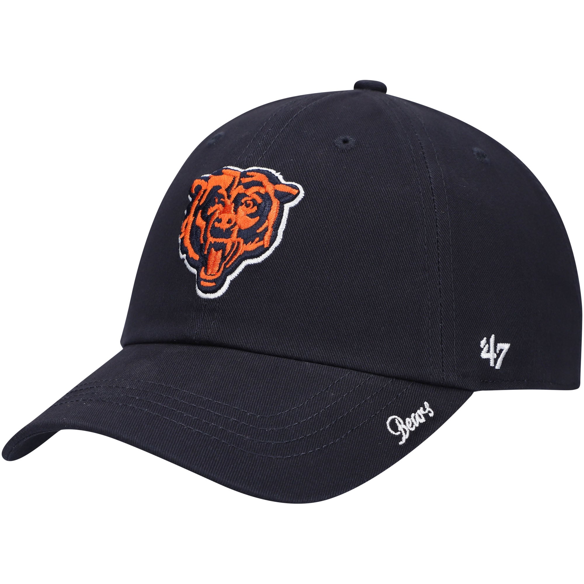 Women's '47 Navy Chicago Bears Miata Clean Up Adjustable Hat