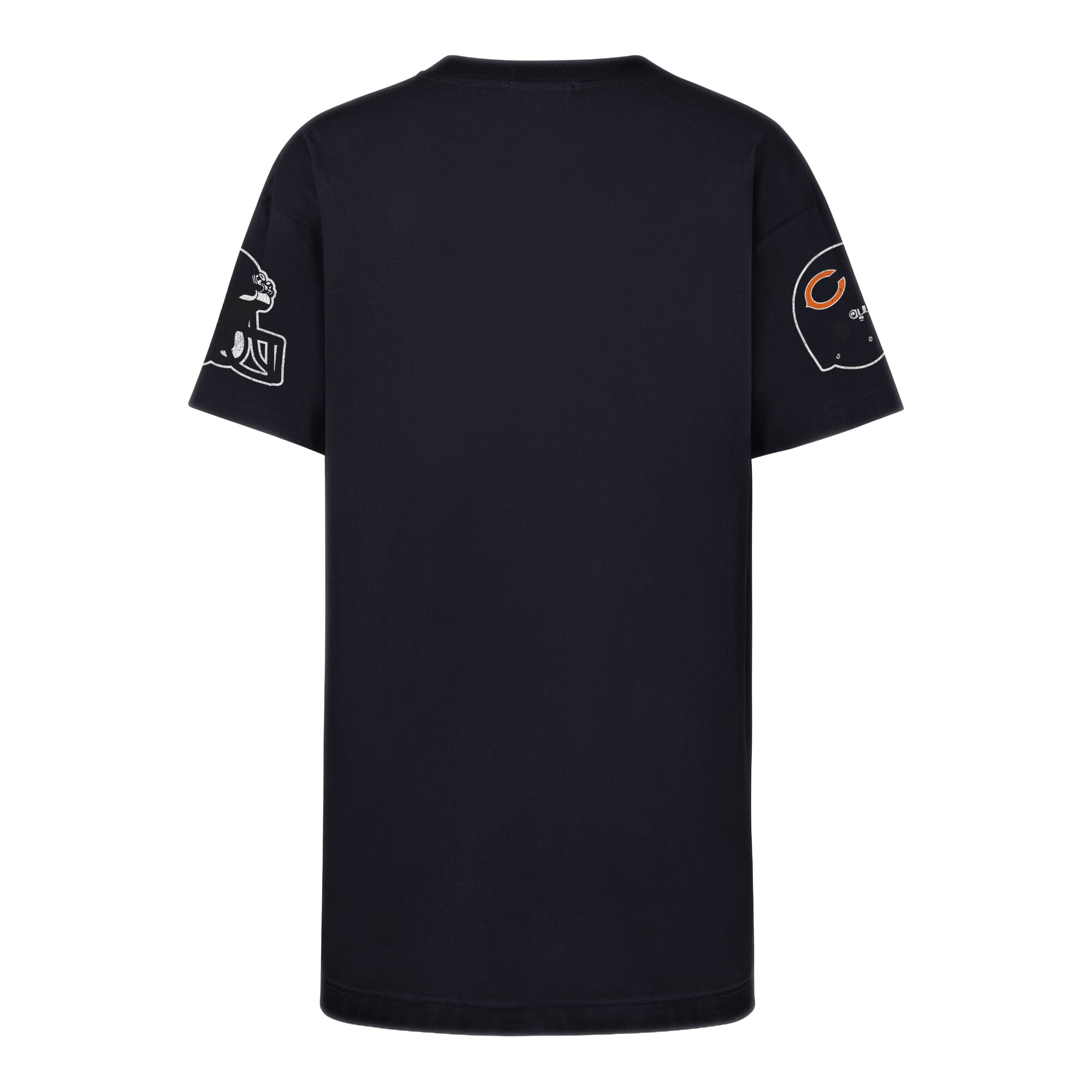 Robe t-shirt oversize à imprimé pierres précieuses Chicago Bears, bleu marine, modèle 47