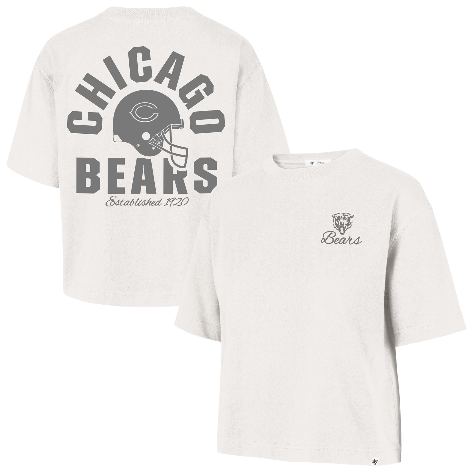 T-shirt féminin '47 Stone Chicago Bears Photon Dust Foundational Reed City