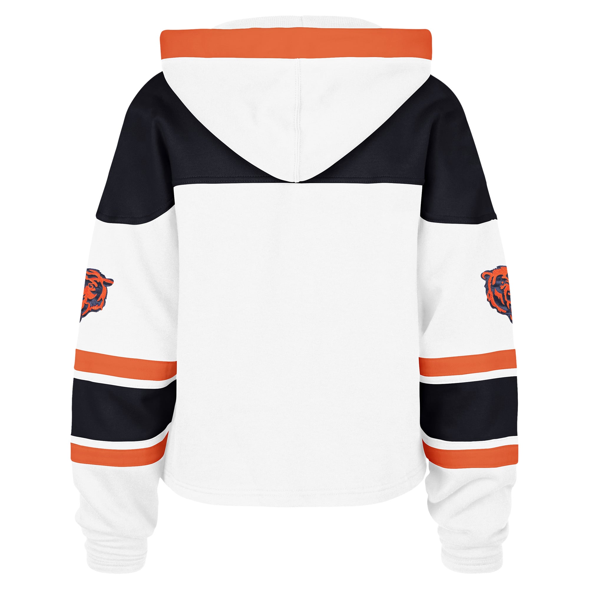 Sweat à capuche lacets Superior Lacer blanc Chicago Bears '47 pour femme
