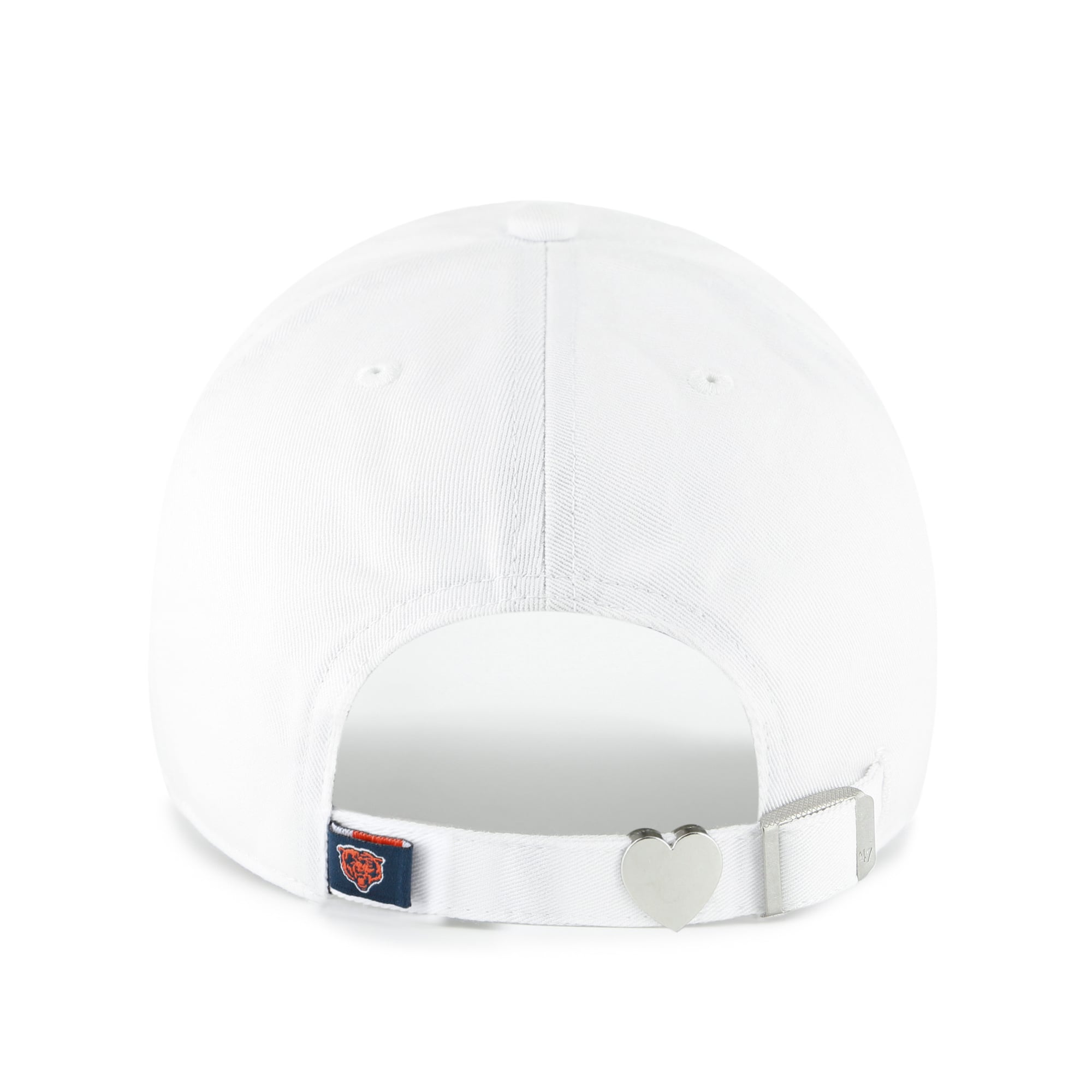 Women's '47 White Chicago Bears Trendy Script Clean Up Adjustable Hat
