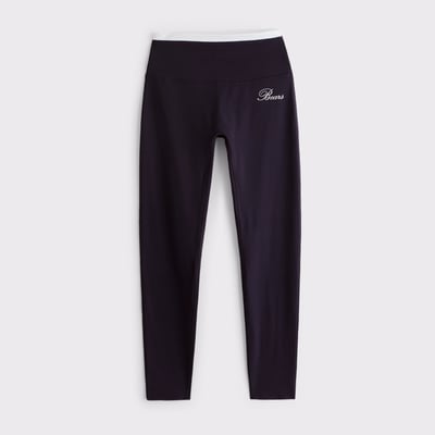 Chicago Bears Abercrombie & Fitch Women's YPB studioFLEX 7/8-Length Legging - Navy
