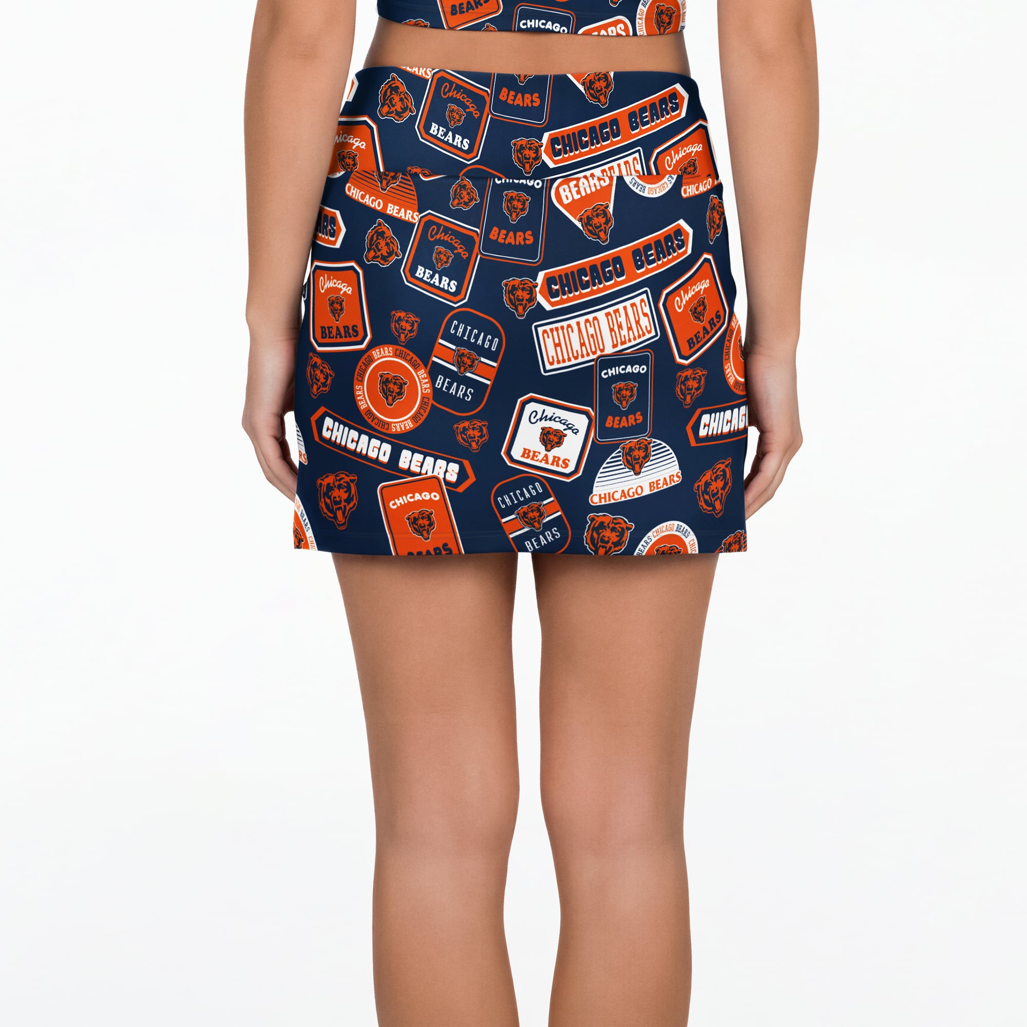 Women's Concepts Sport Navy Chicago Bears Grady Sleep Skort