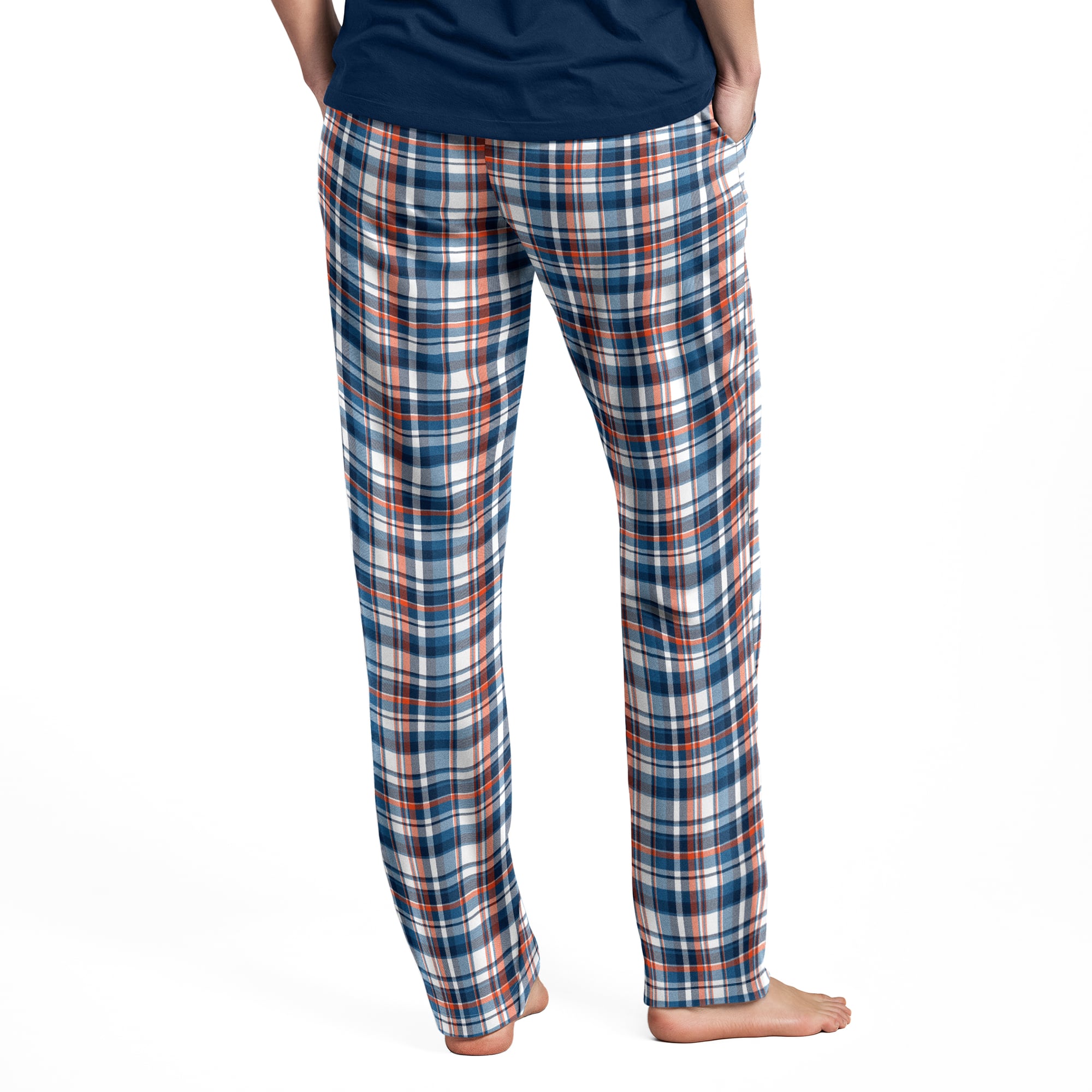 Pantalon à carreaux Chicago Bears bleu marine Concepts Sport pour femme