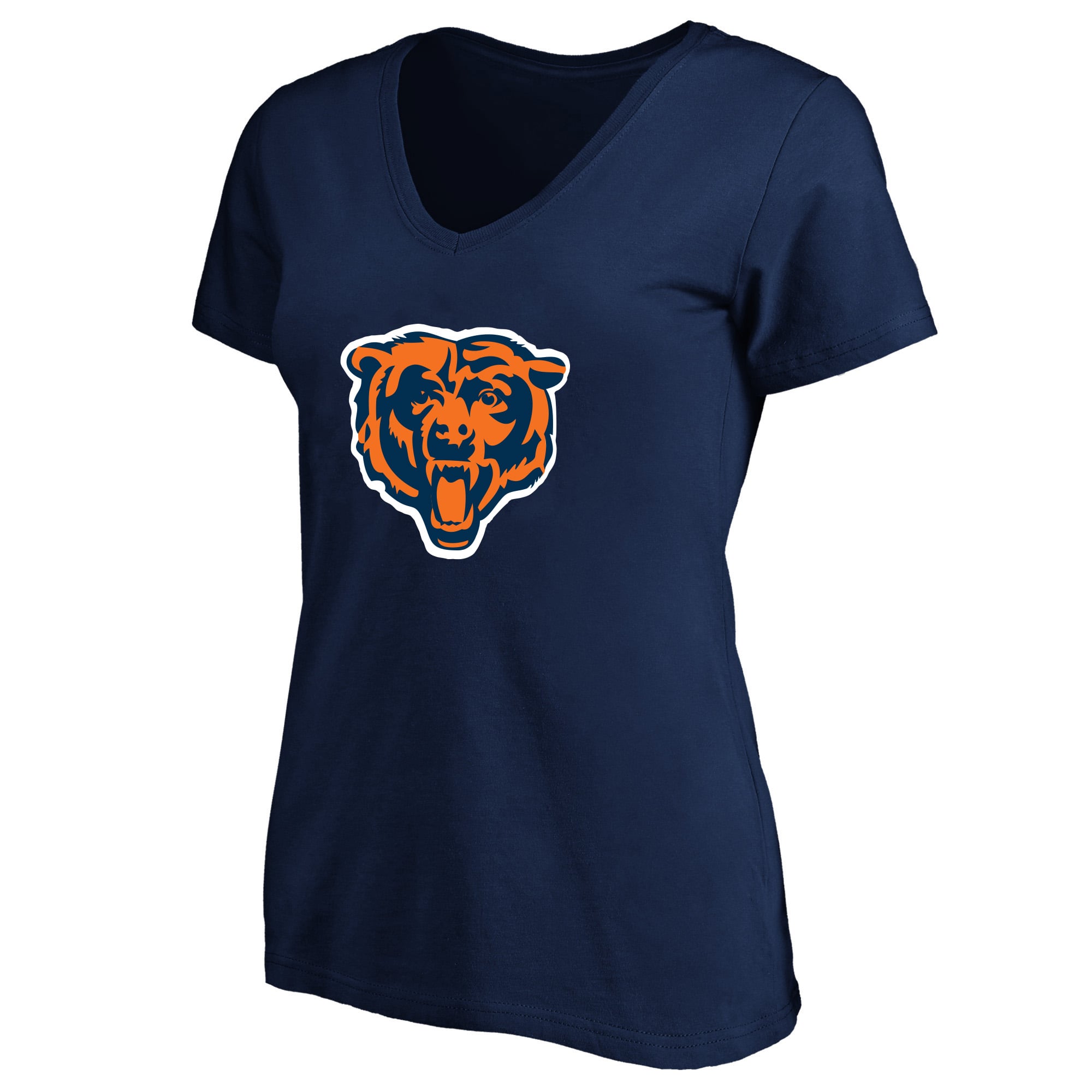 T-shirt à col en V pour femme Fanatics Colston Loveland Navy Chicago Bears, grande taille, nom et numéro