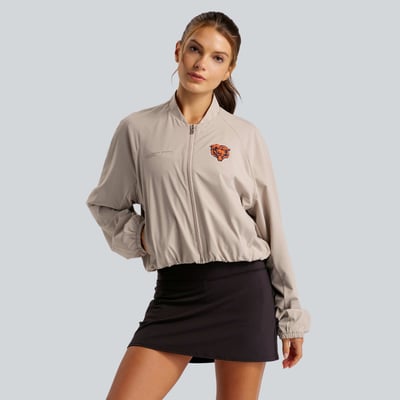  Chicago Bears lululemon Women's  Breezily Full-Zip Bomber Jacket - Downtown Tan