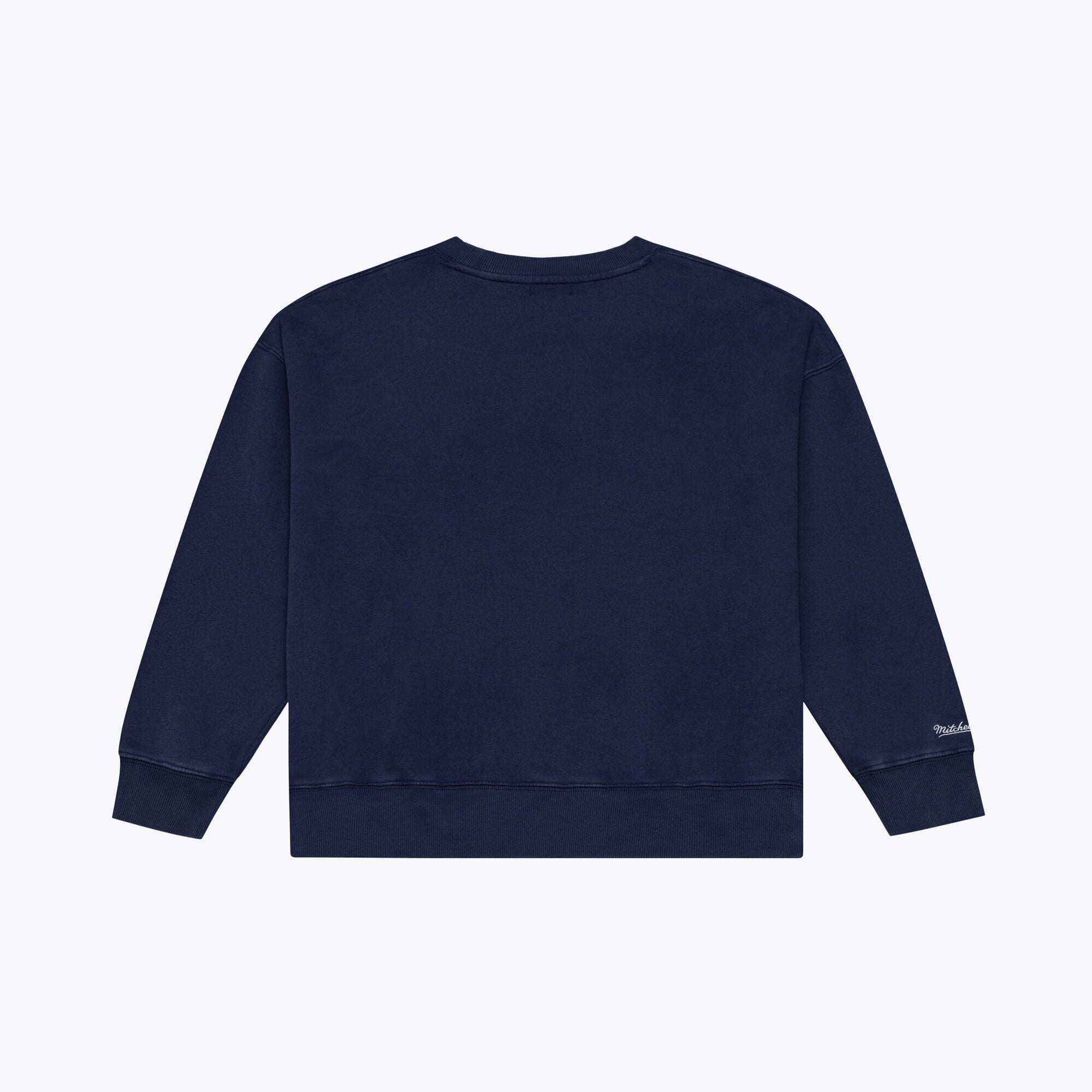 Sweat-shirt à col rond Mitchell & Ness bleu marine Chicago Bears pour femme