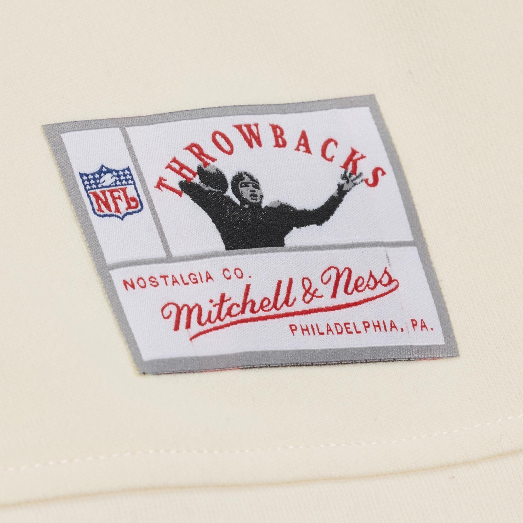 Sweat-shirt Mitchell & Ness Walter Payton crème pour femme, Chicago Bears, avec nom et numéro