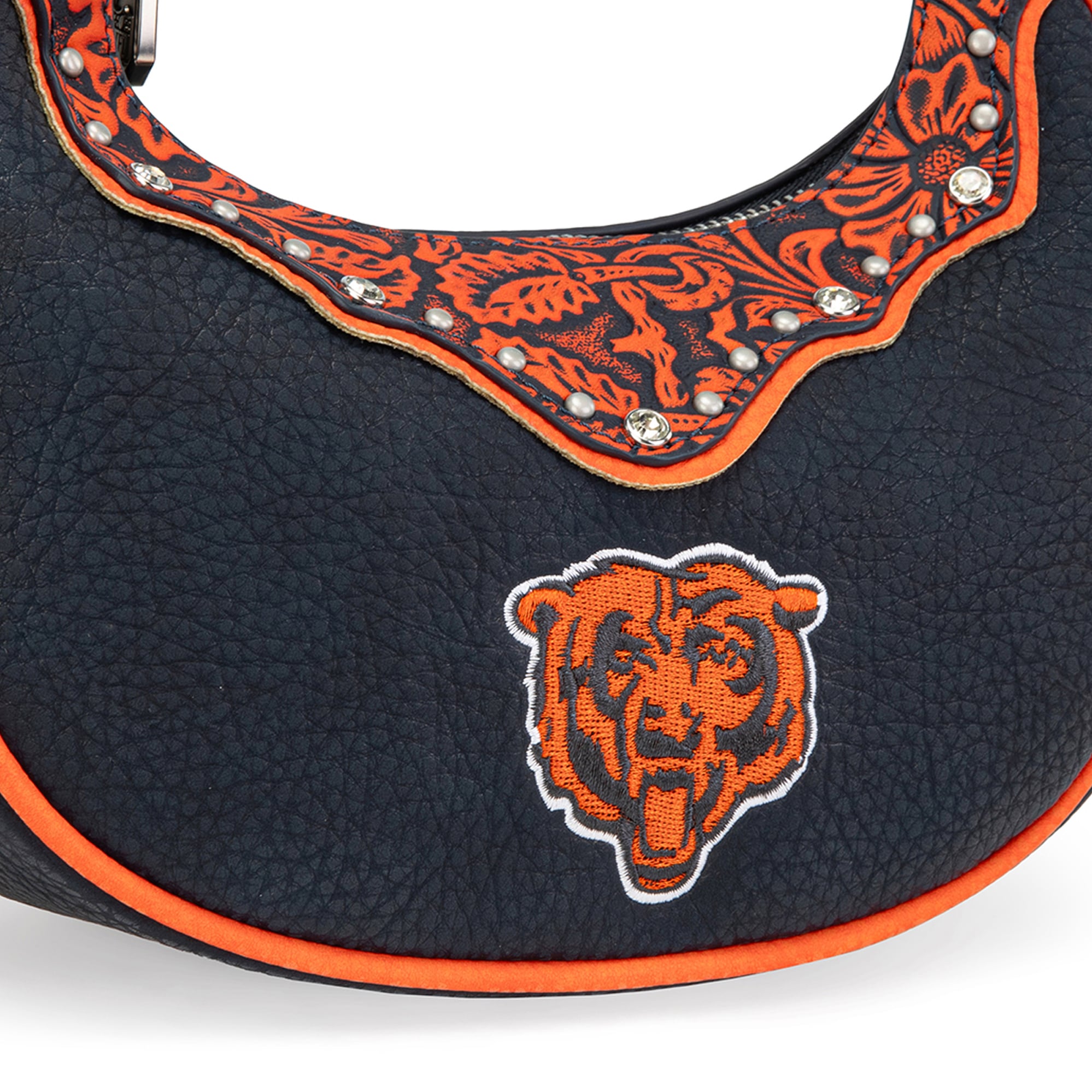 Sac à bandoulière croissant Montana West Chicago Bears pour femmes