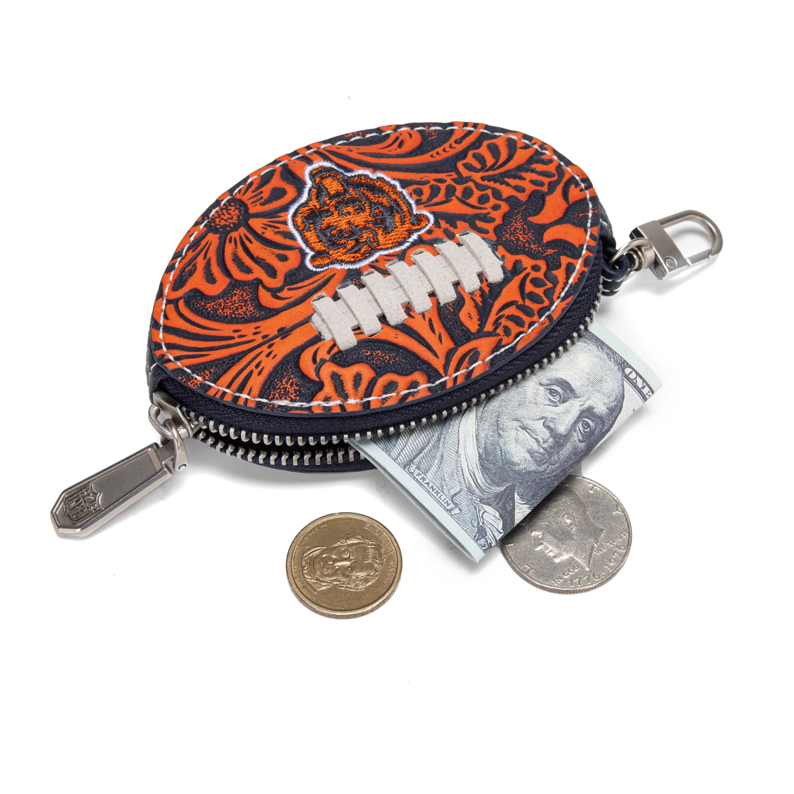 Porte-clés de sac pour femme Montana West Chicago Bears Football