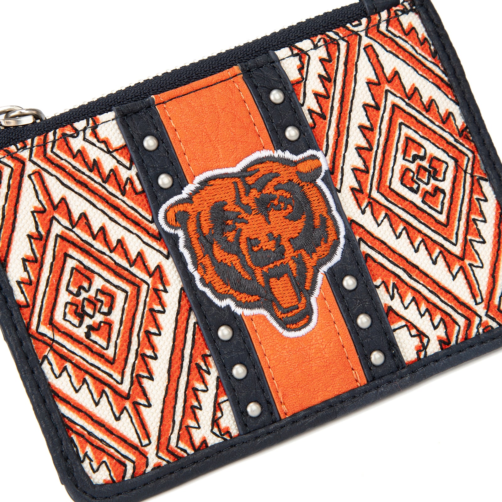 Portefeuille et bracelet porte-clés football Montana West Chicago Bears pour femme