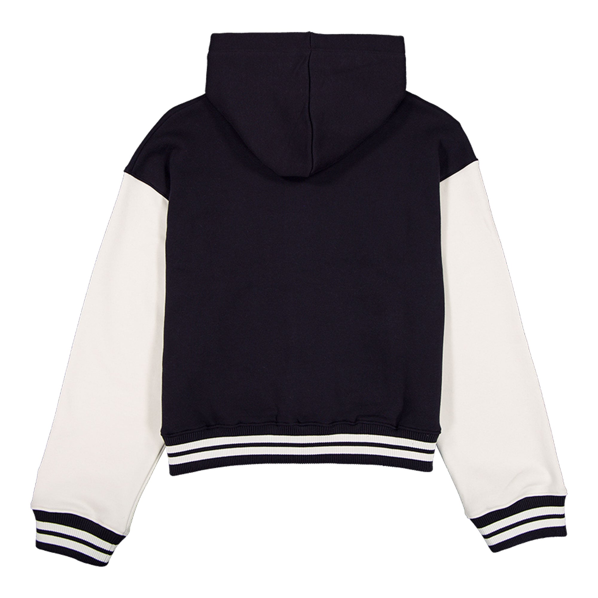 Women's New Era Chicago Bears Navy Throwback Full-Snap Hooded Jacket