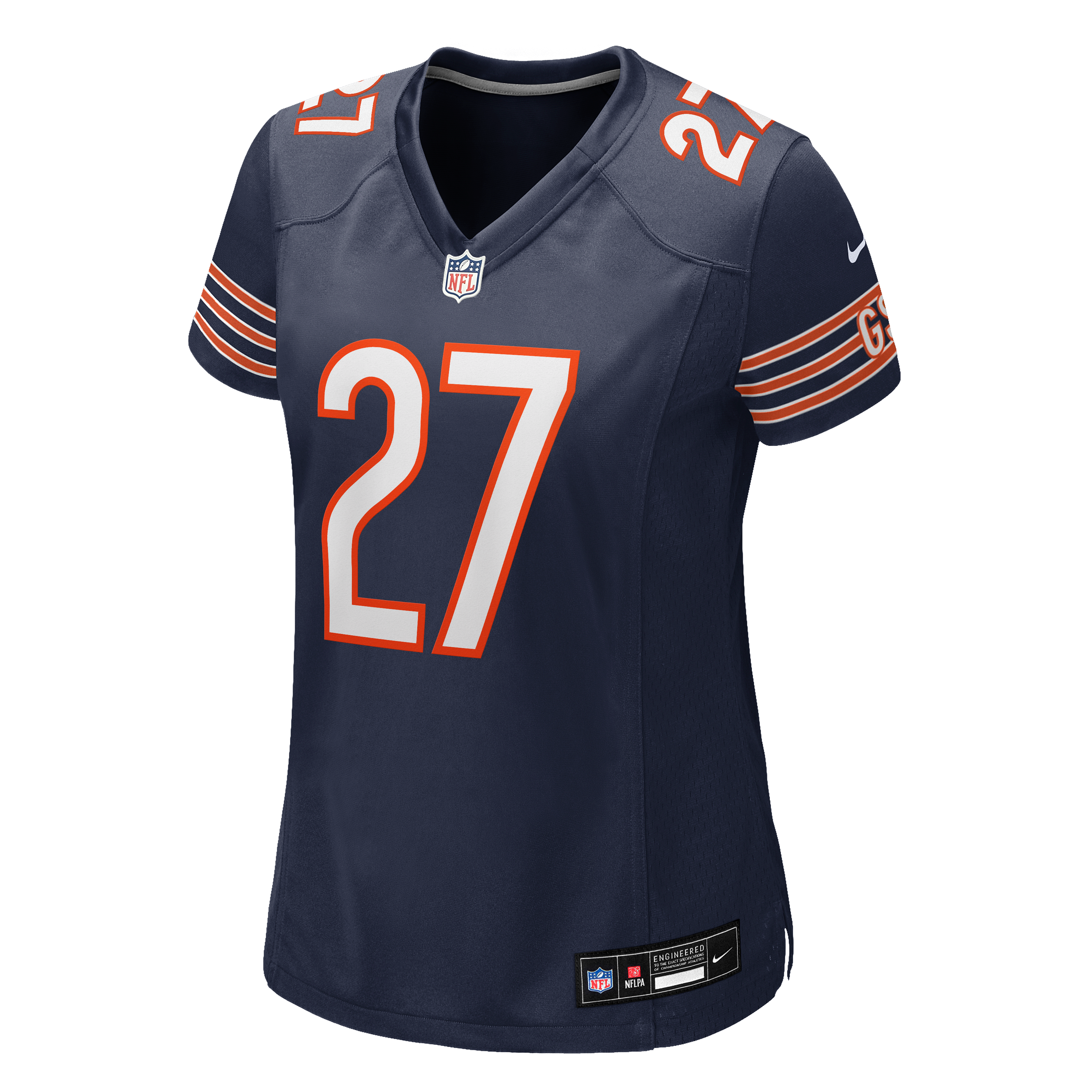 Maillot de match Nike Anthony Johnson bleu marine des Chicago Bears pour femmes