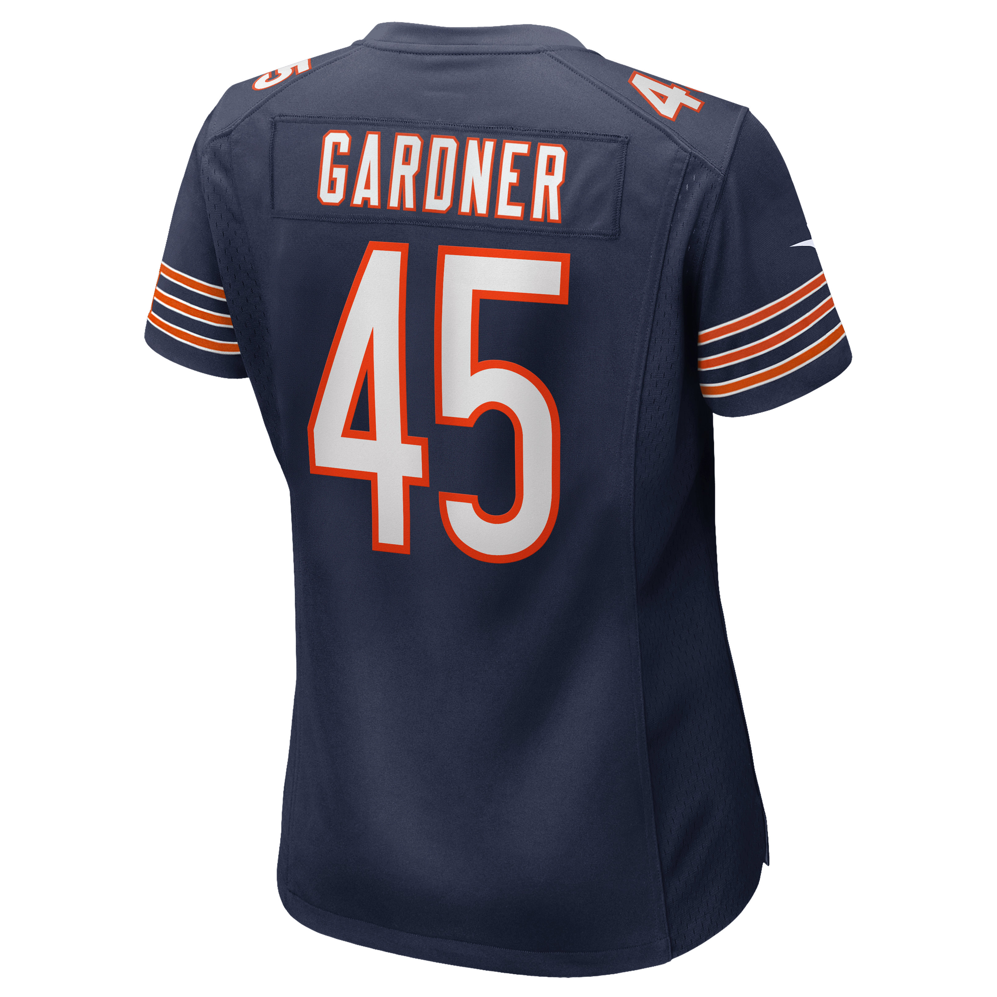 Maillot de match Nike Beau Gardner bleu marine des Chicago Bears pour femmes