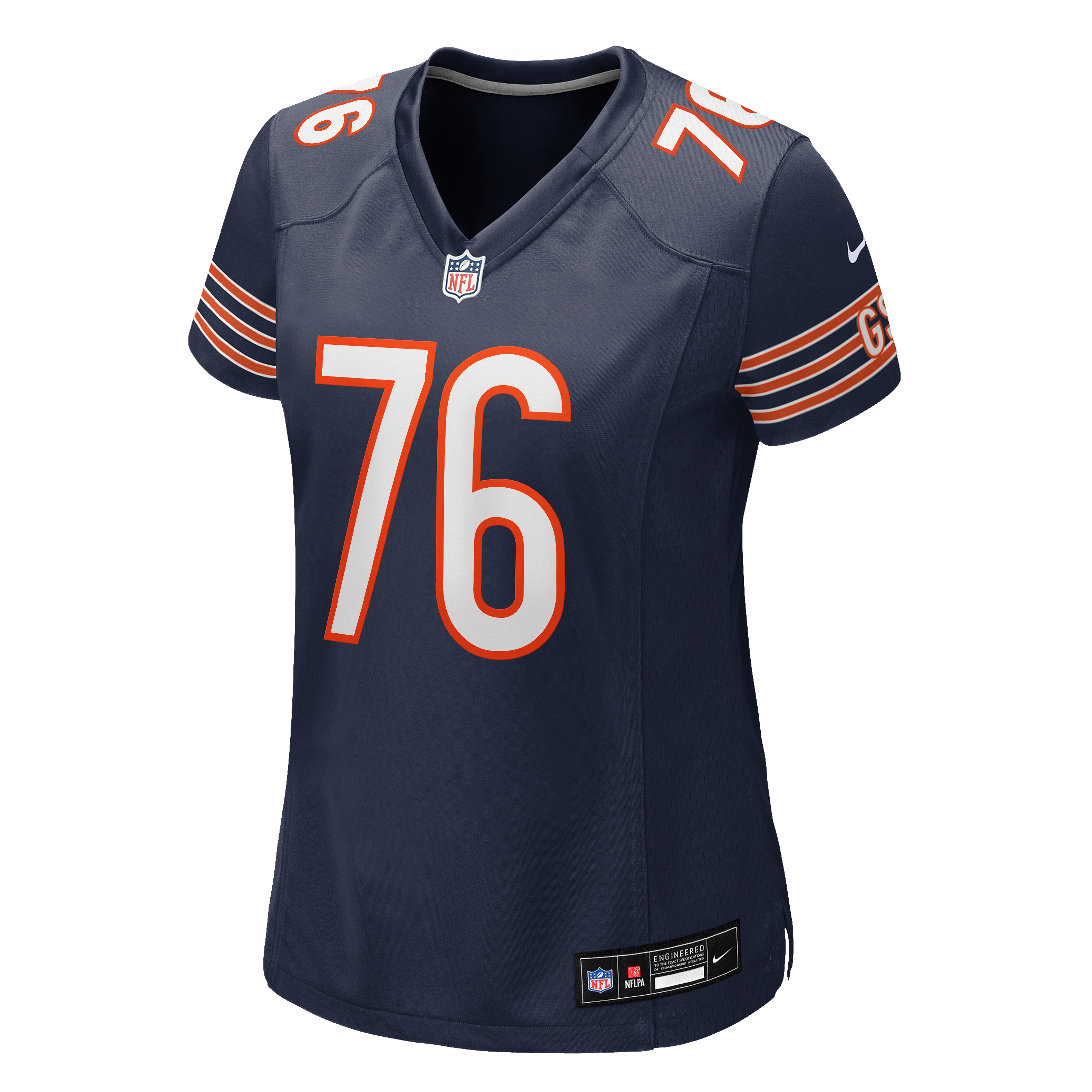 Women's Nike Caden Barnett Navy Chicago Bears Team Game Jersey