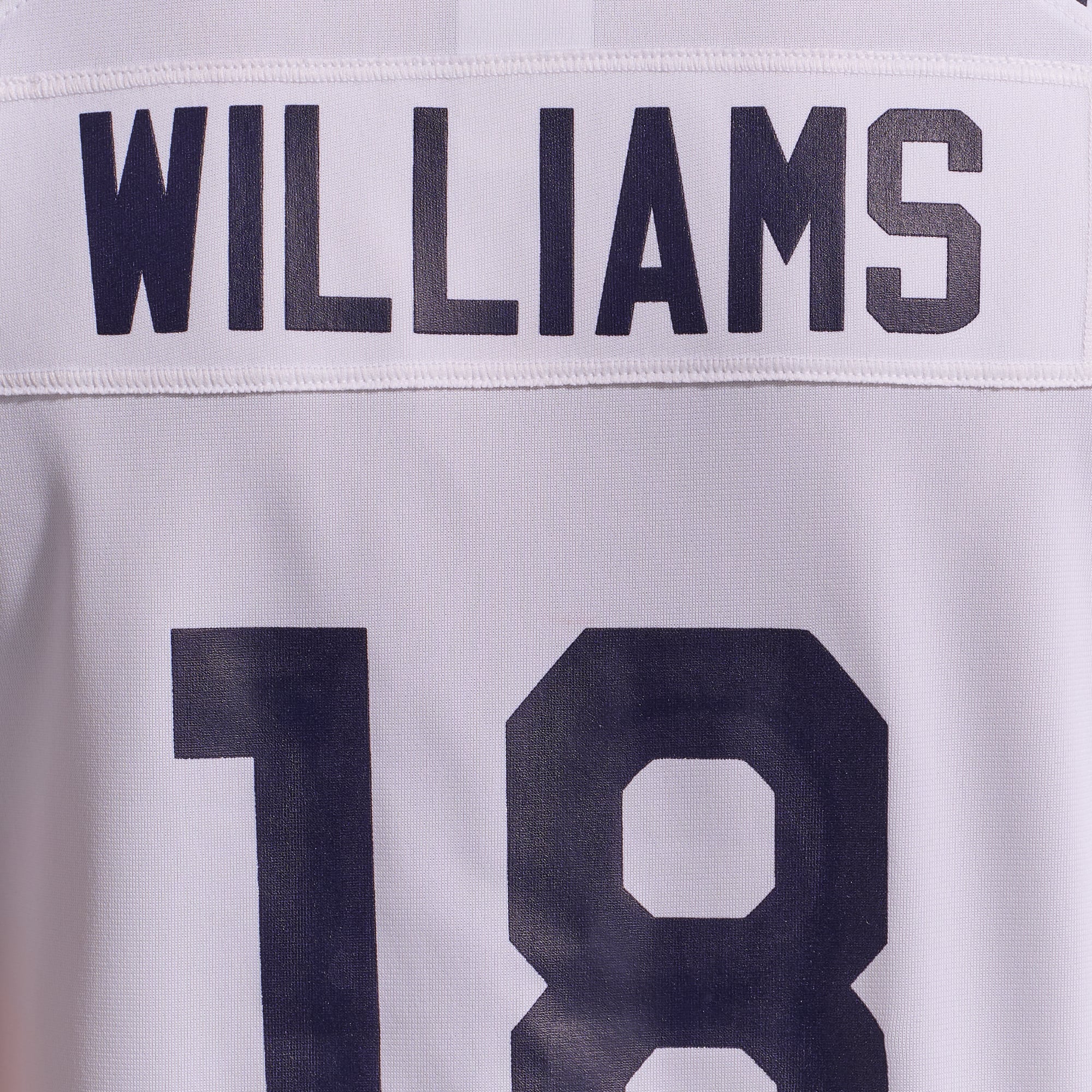 Maillot de joueur remplaçant Nike Caleb Williams pour femme, blanc, Chicago Bears