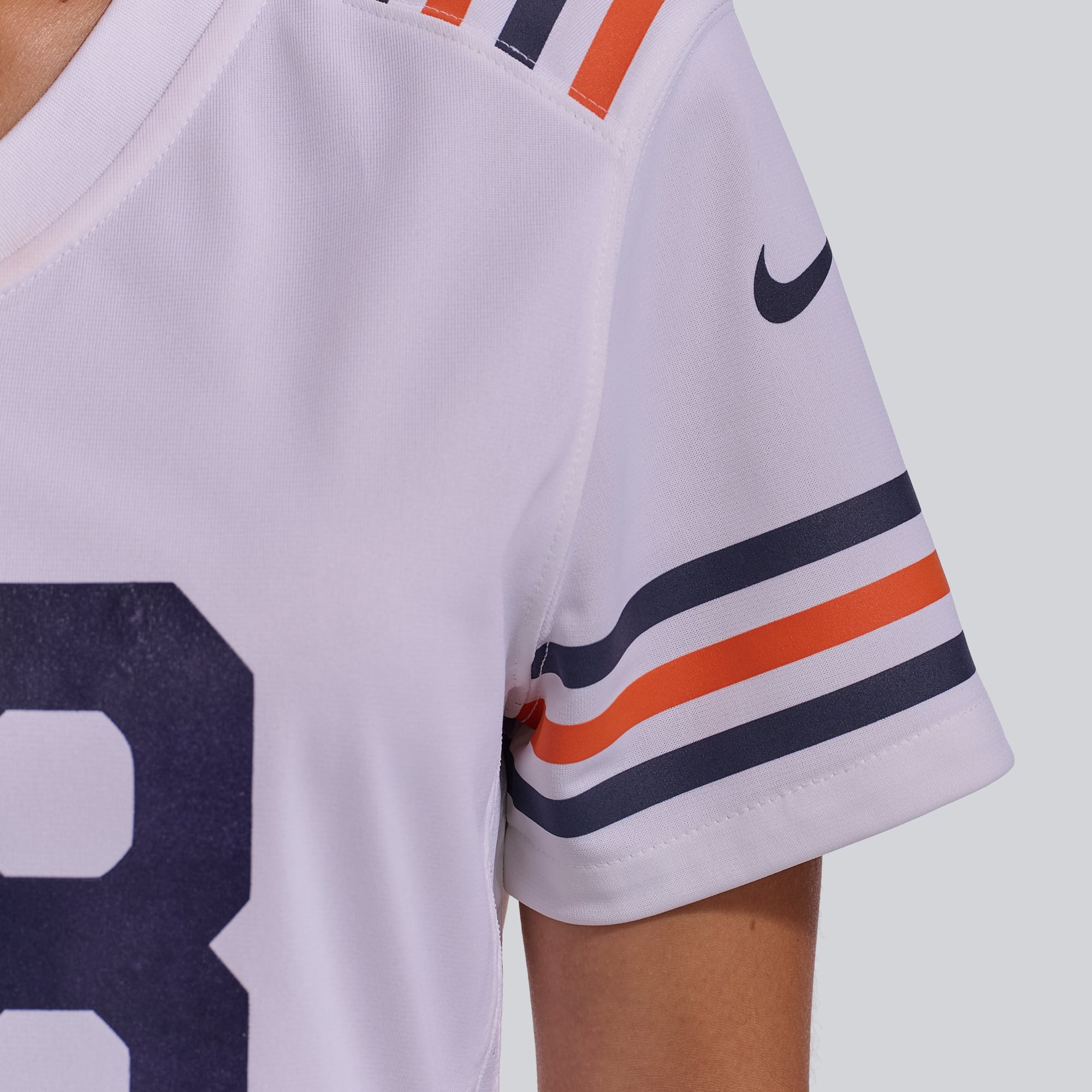 Maillot de joueur remplaçant Nike Caleb Williams pour femme, blanc, Chicago Bears
