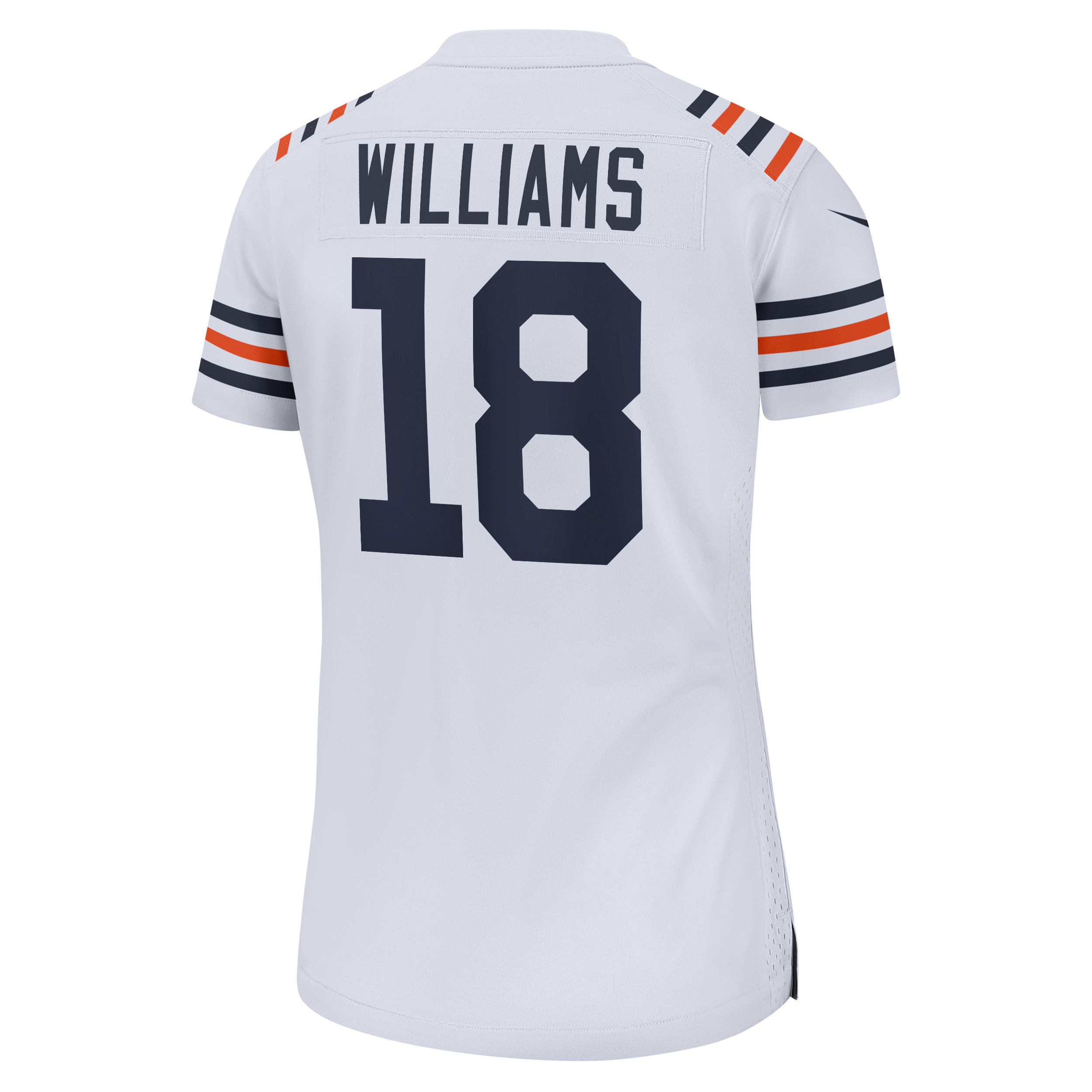 Maillot de joueur remplaçant Nike Caleb Williams pour femme, blanc, Chicago Bears