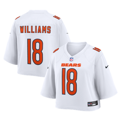 Caleb Williams Chicago Bears Nike Women's Cropped Fashion Game Jersey - White