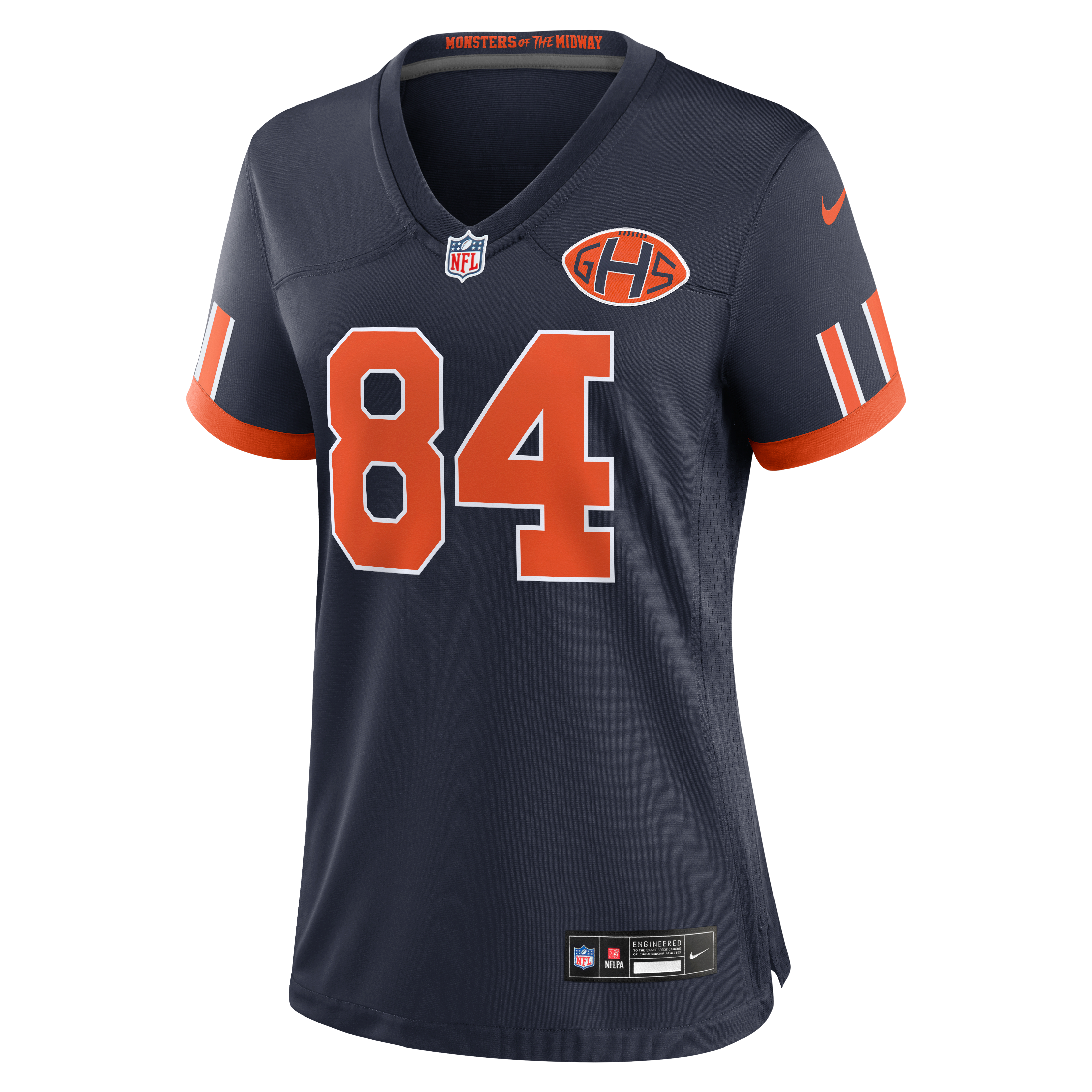 Women's Nike Colston Loveland Navy Chicago Bears 2026 Rivalries Collection Game Jersey