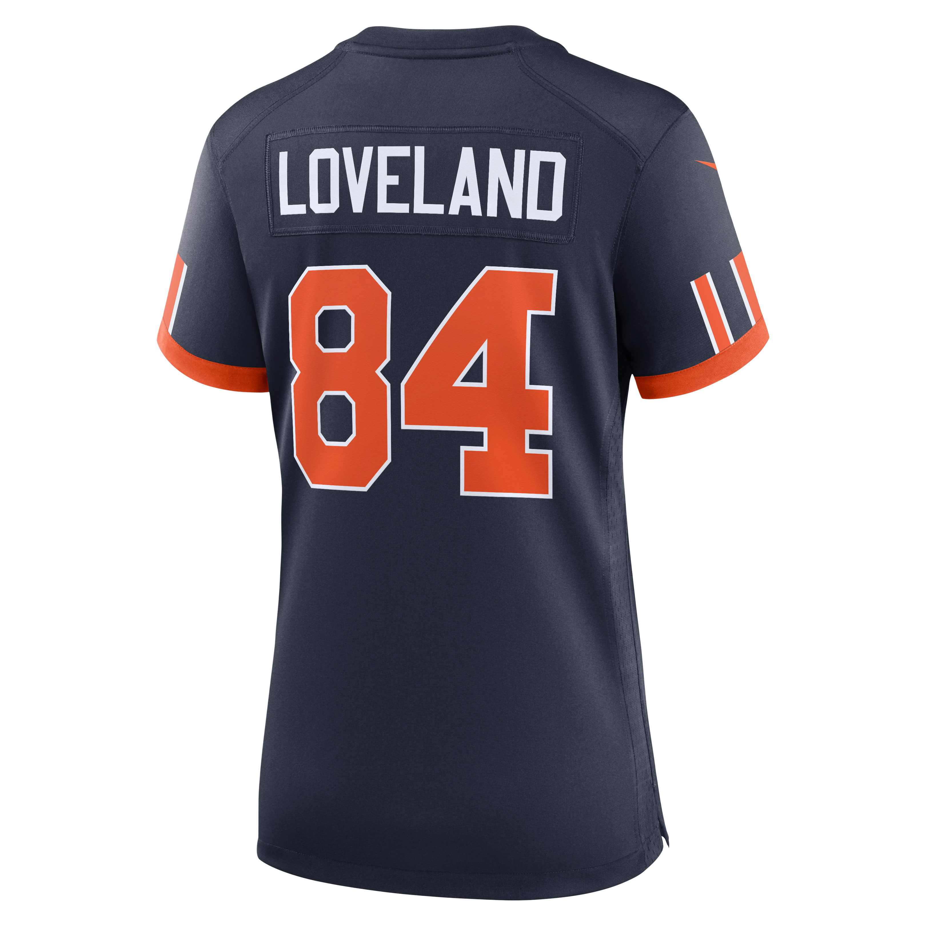 Women's Nike Colston Loveland Navy Chicago Bears 2026 Rivalries Collection Game Jersey